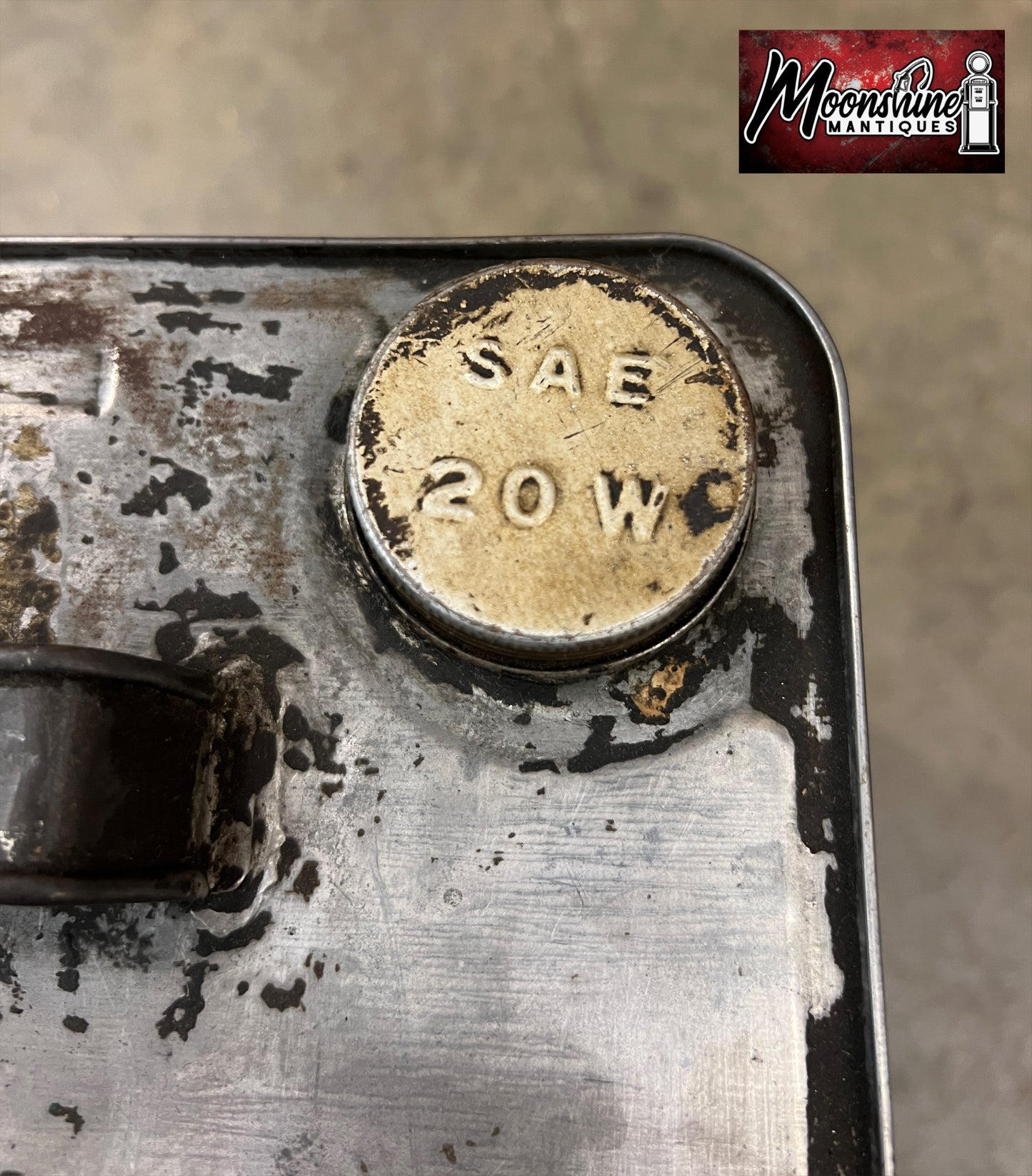 1950's SUPER BODY Motor Oil Can 2 Gallon - Free Shipping!