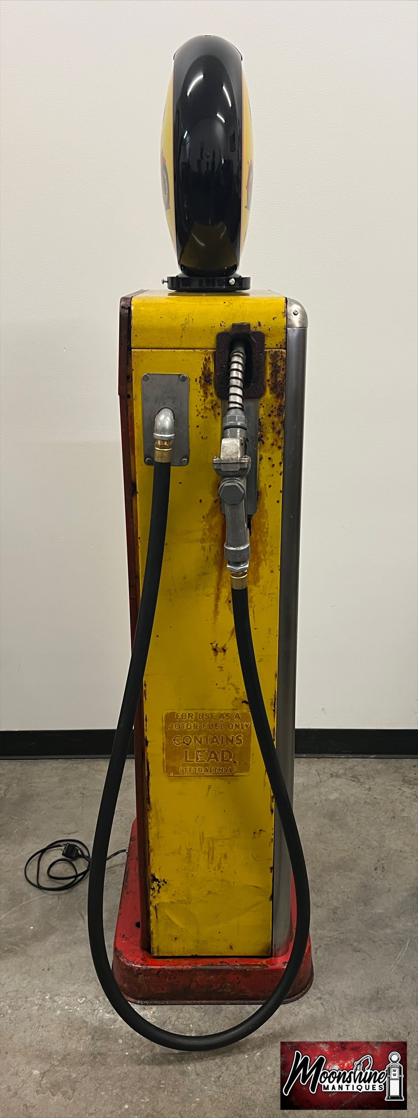 Rustoration 1940’s INDIAN MOTORCYCLES Bowser Gas Pump w/ Shelves - Free Shipping!