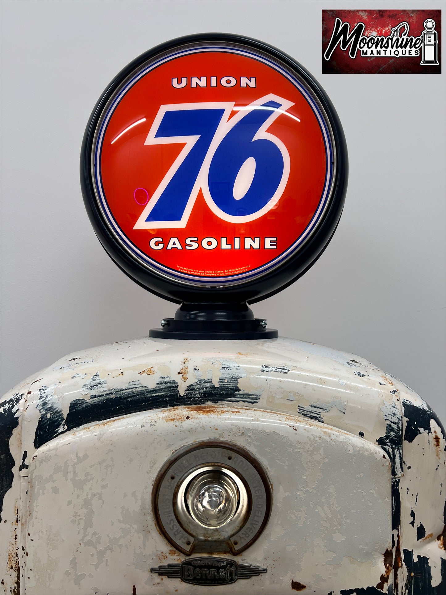 1940’s UNION 76 Bennett 646 Gas Pump - Rustoration - Shipping Available!