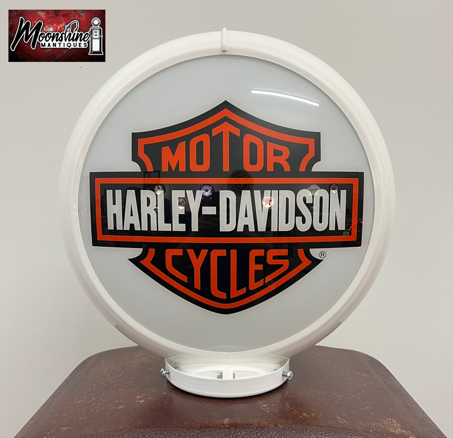 1950’s HARLEY DAVIDSON MOTORCYCLES Gilbarco Gas Pump w/ Shelves - Free Shipping!