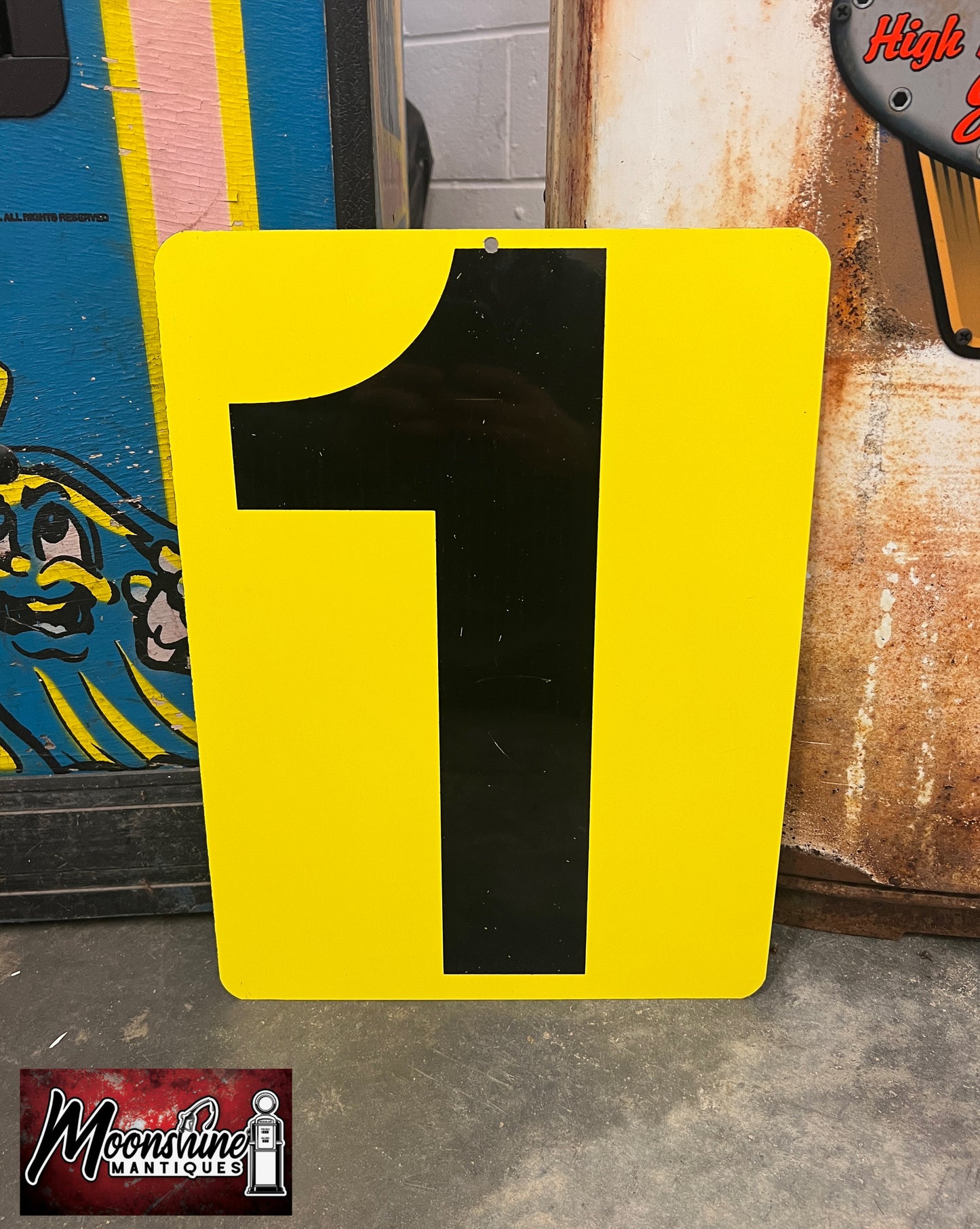 NOS - Vtg. 1970's SHELL GASOLINE Service Station Price Sign Numbers - 0 / 1 - Free Shipping!