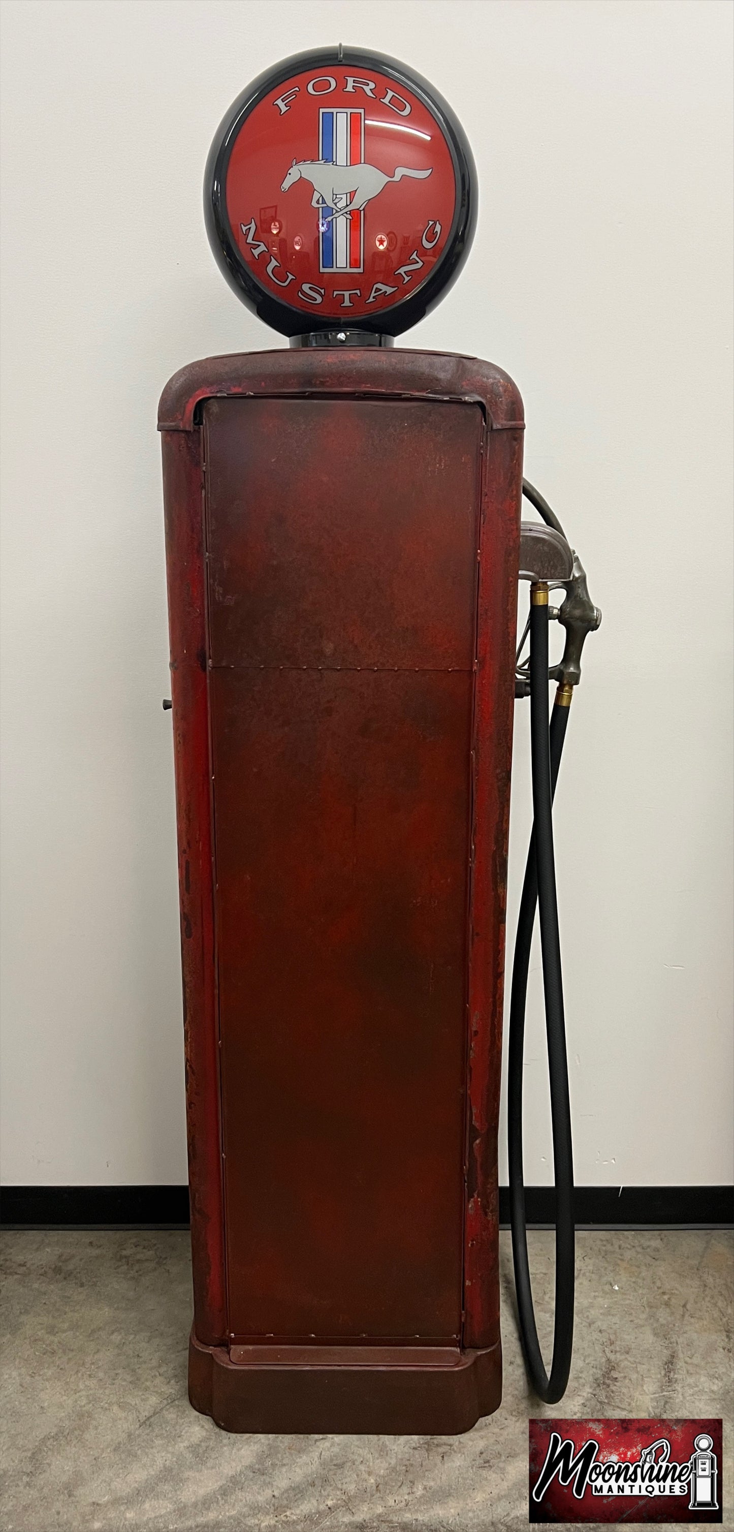 1930’s FORD MUSTANG Gilbarco Gas Pump Wine Cabinet - Home / Bar Decor - Free Shipping!