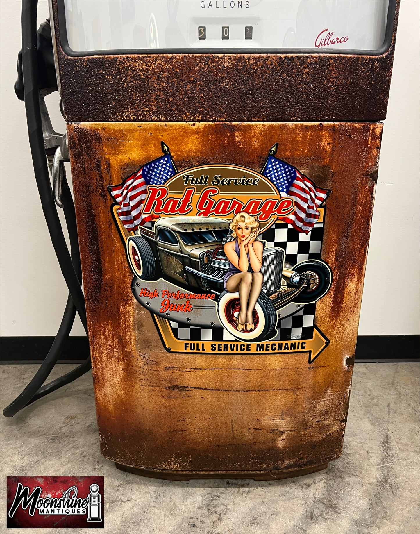 1950’s STANDARD Rat Rod Garage Gilbarco Gas Pump - Rustoration - Shipping Available!