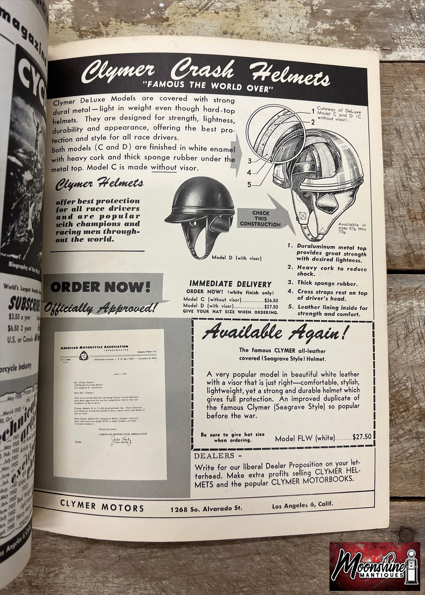 Floyd Clymer's 1953 Indianapolis 500 Race Yearbook - Free Shipping!