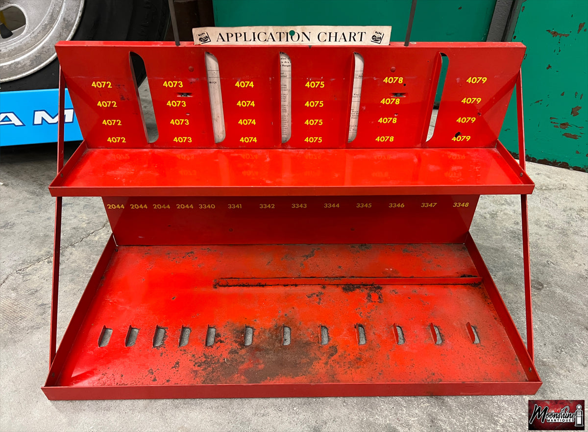 Vtg. NAPA Soundmaster Exhaust System Store Display Rack w/ Topper Sign & Parts - Free Shipping!