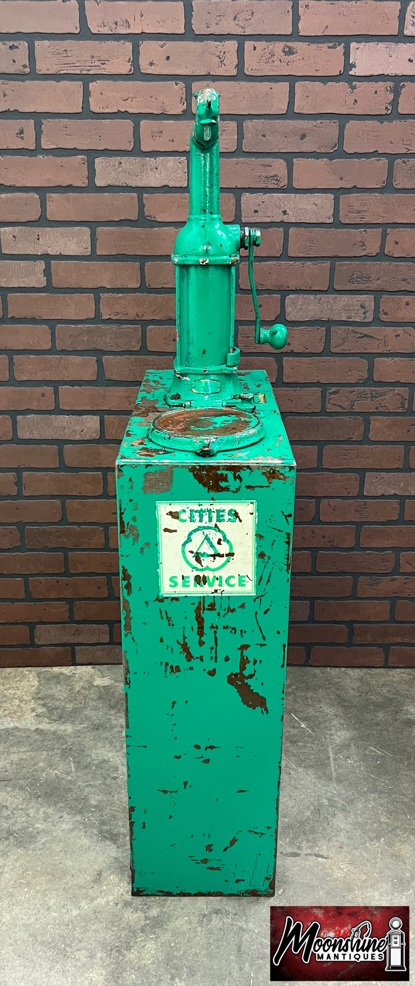 1930’s CITIES SERVICE Bennett Oil Pump Lubester - Free Shipping!