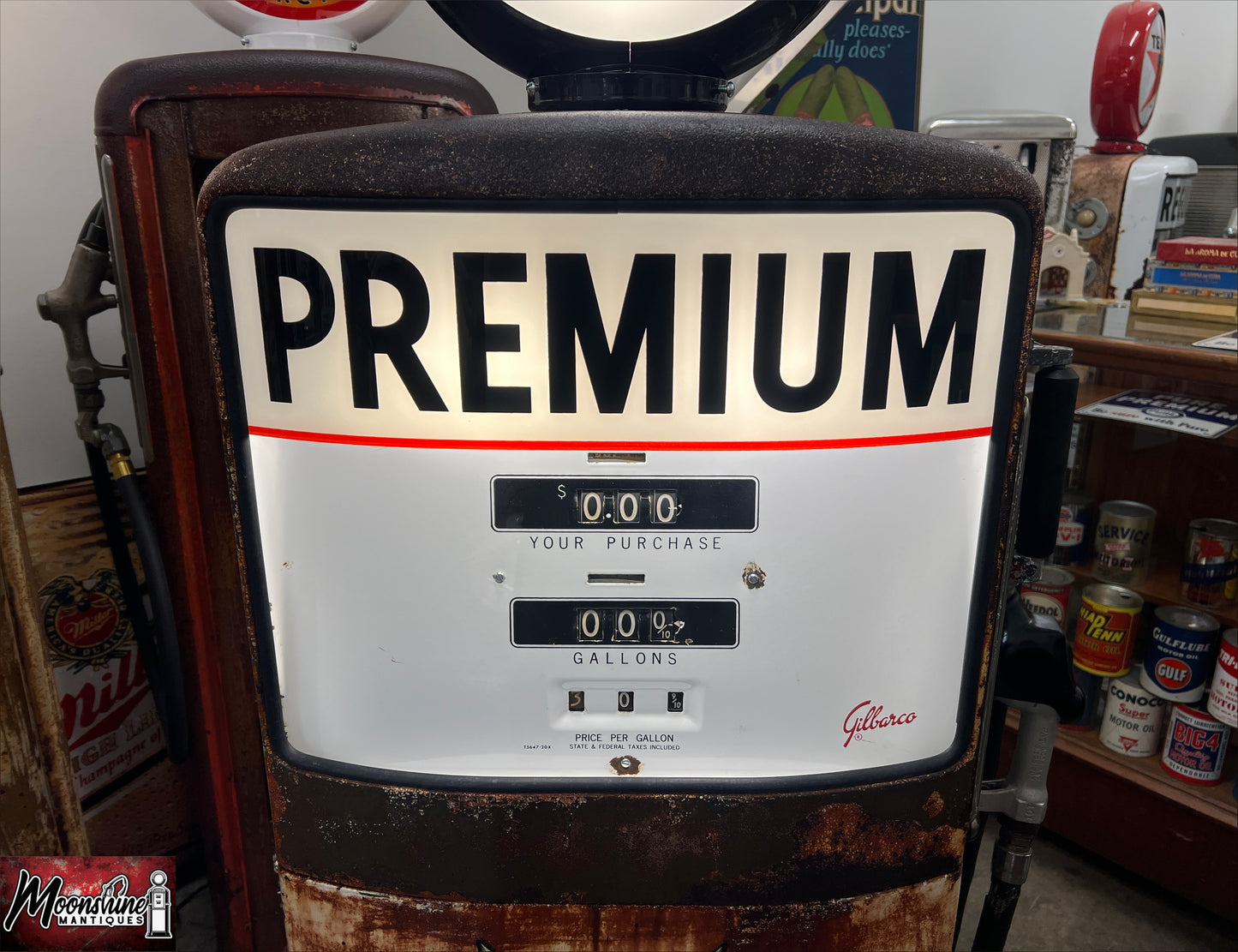 1950’s STANDARD Rat Rod Garage Gilbarco Gas Pump - Rustoration - Shipping Available!