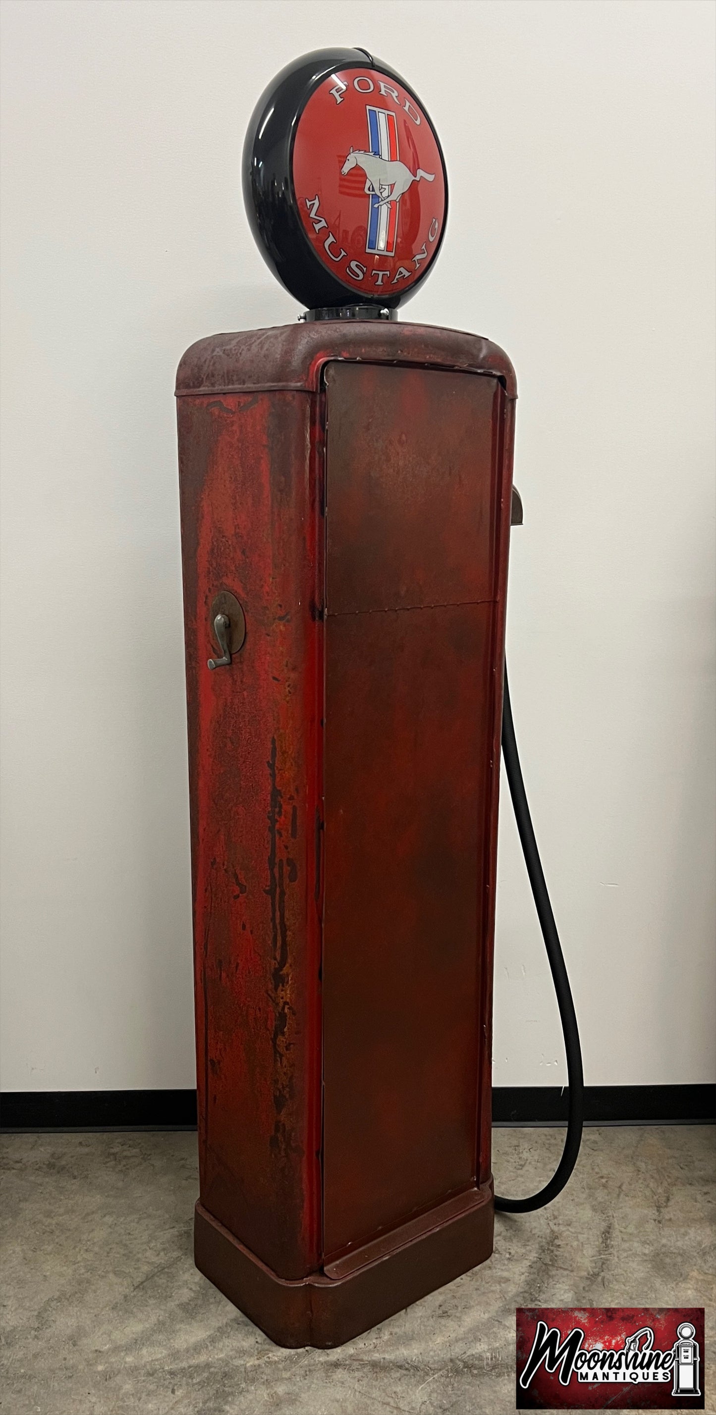 1930’s FORD MUSTANG Gilbarco Gas Pump Wine Cabinet - Home / Bar Decor - Free Shipping!