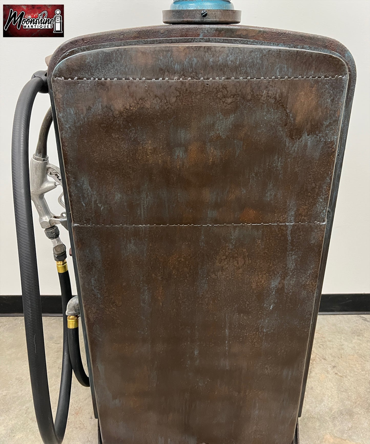1950’s SUNOCO Gilbarco Gas Pump with Custom Glass Shelves & Bluetooth Speakers - Free Shipping!