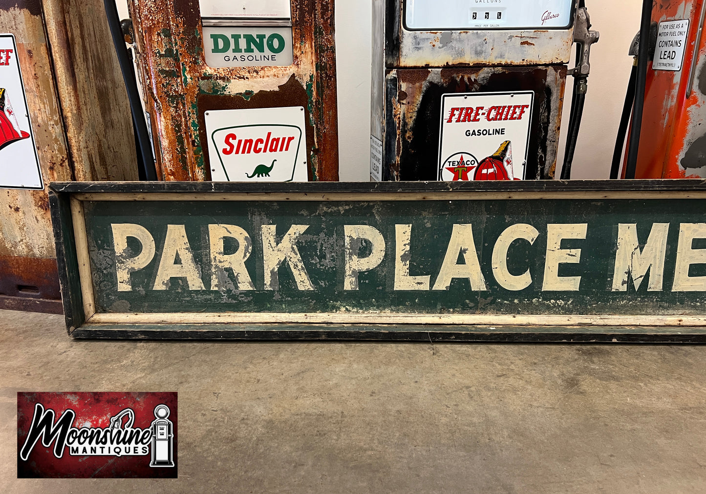 Early Vtg. PARK PLACE MERCANTILE Store Sign - Free Shipping!