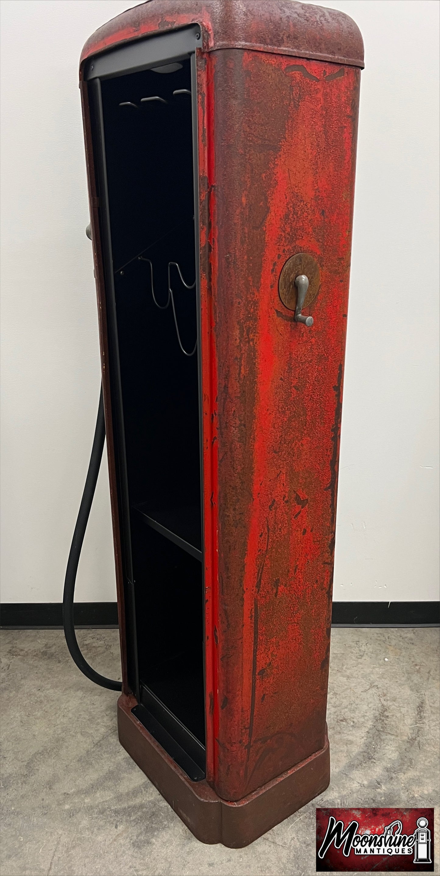 1930’s BUFFALO GASOLINE Gilbarco Gas Pump Wine Cabinet - Home / Bar Decor - Free Shipping!