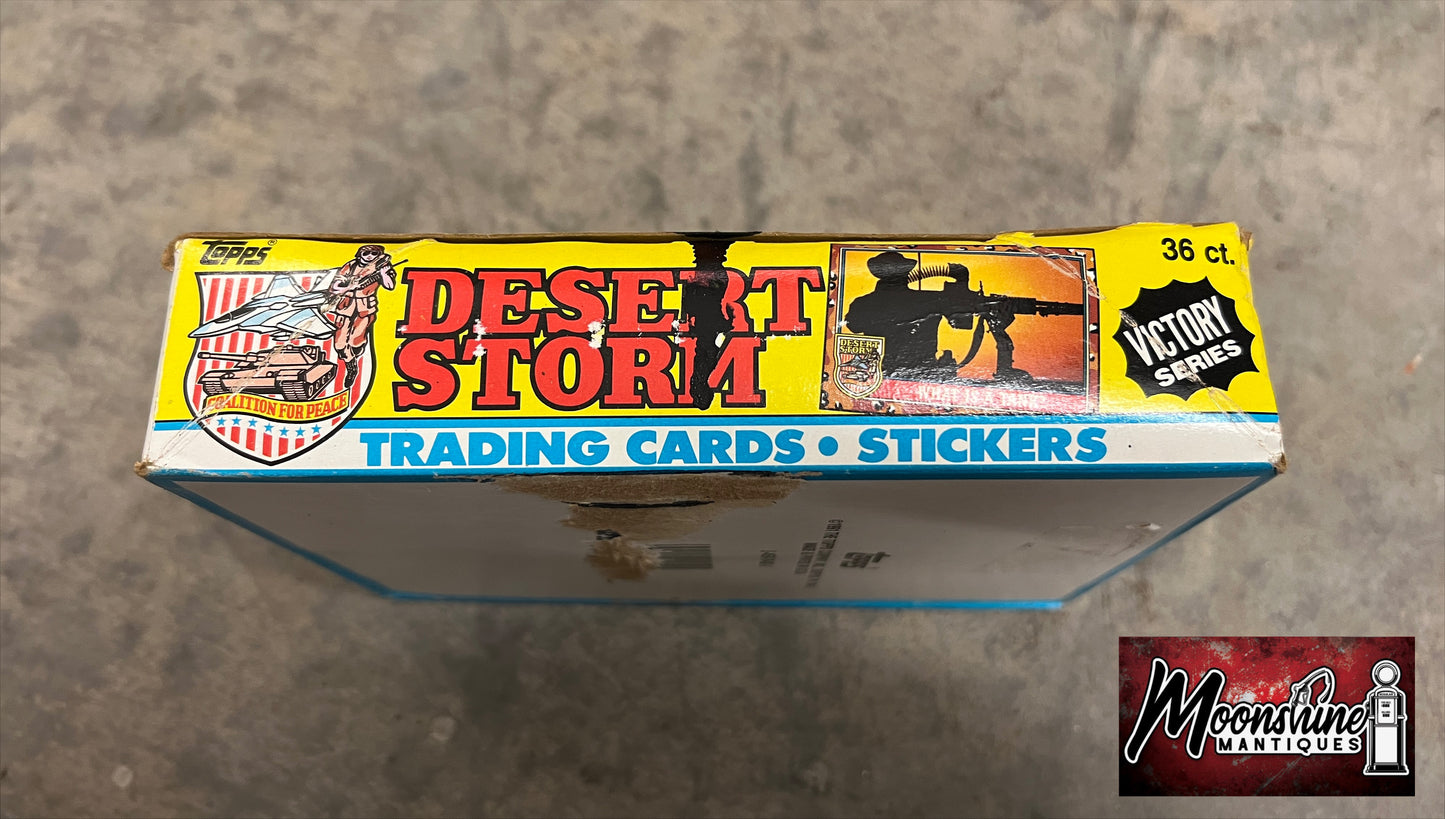 Topps 1991 Desert Storm Trading Cards Victory Series 36 New Sealed Packs in Box - Free Shipping!