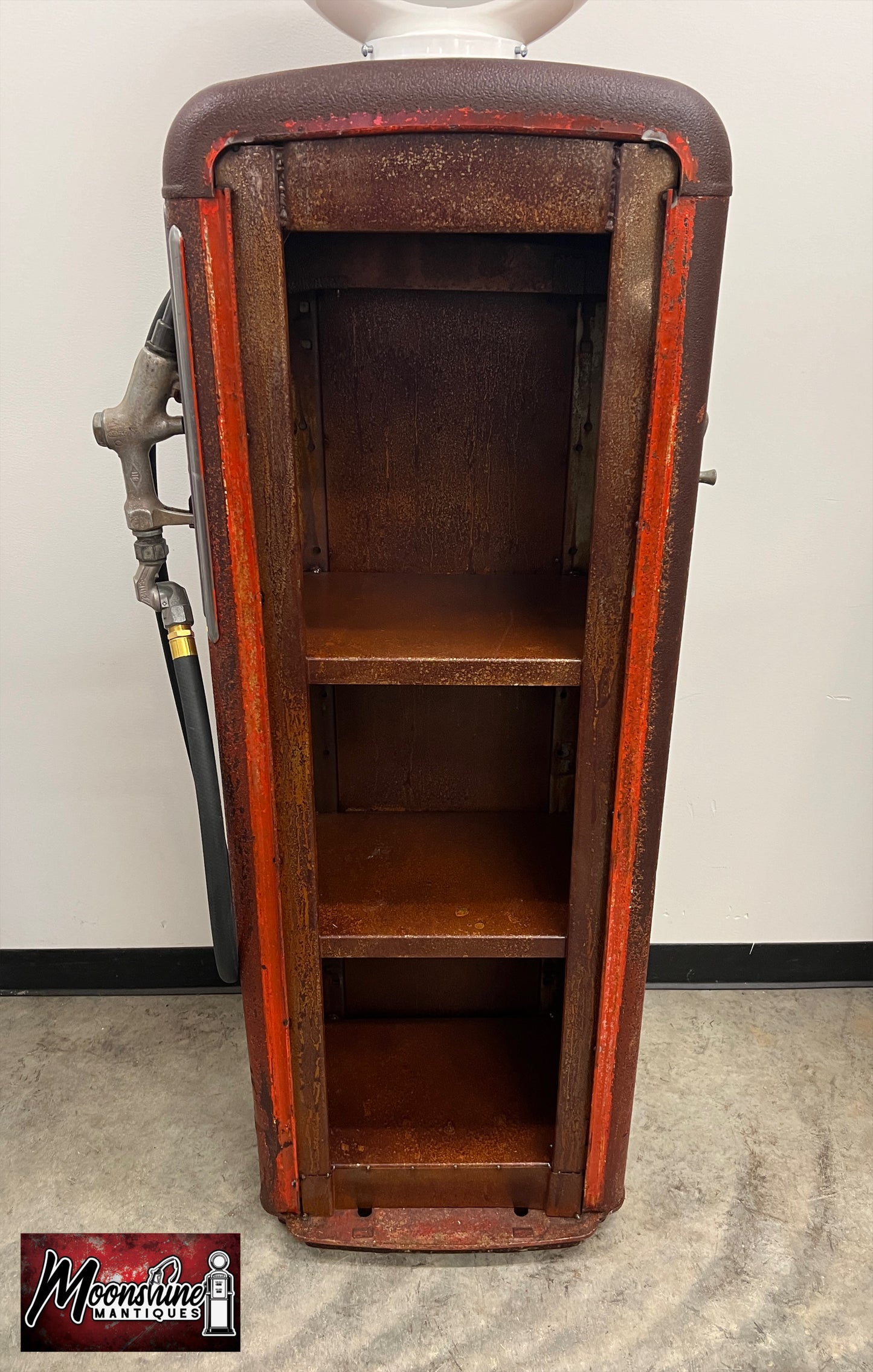 1950’s HARLEY DAVIDSON MOTORCYCLES Gilbarco Gas Pump w/ Shelves - Free Shipping!