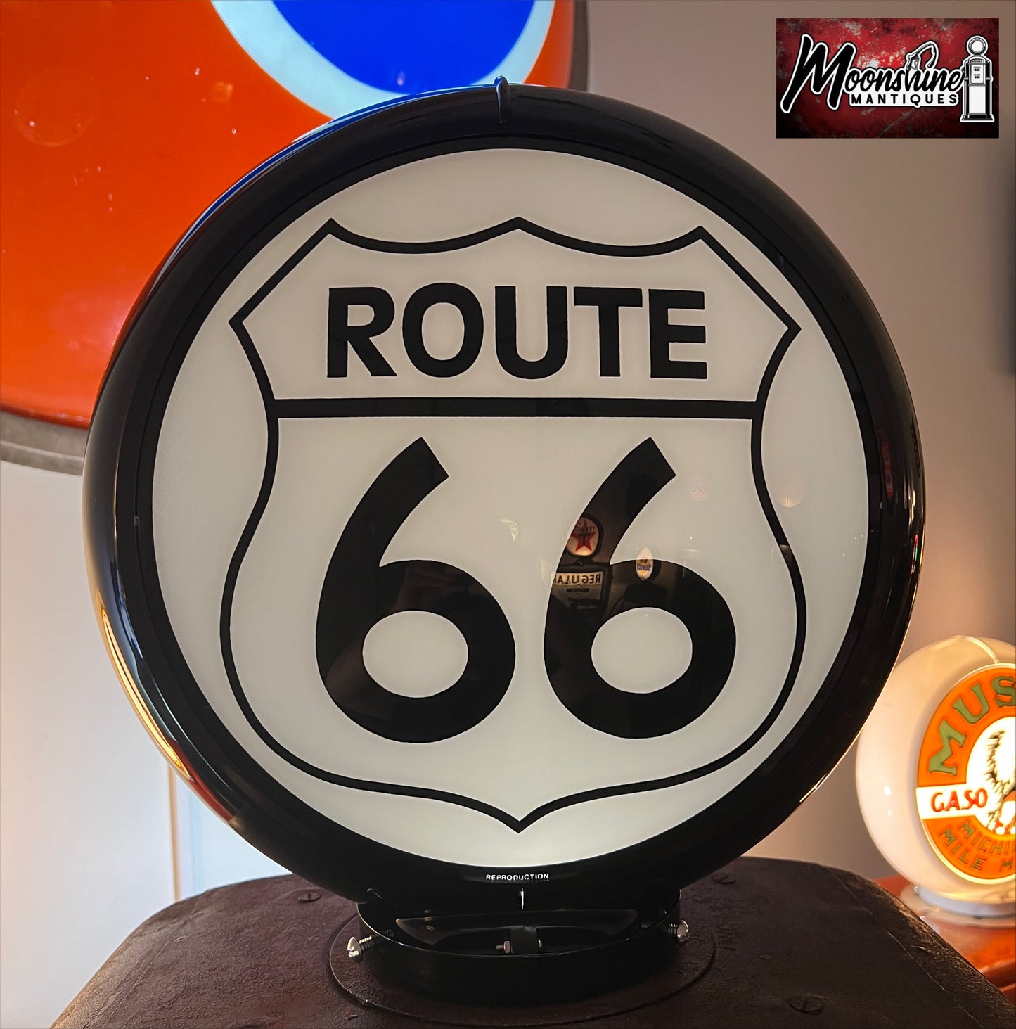 1930’s ROUTE 66 Gilbarco Gas Pump Wine Cabinet - Home / Bar Decor - Free Shipping!
