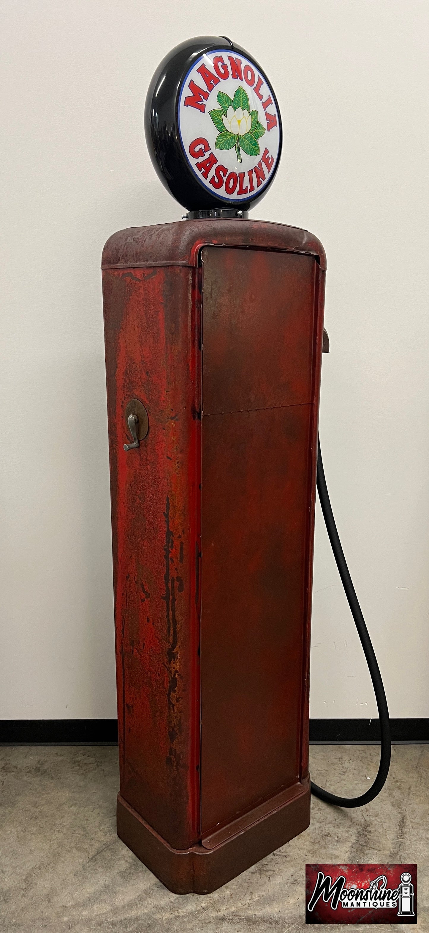 1930’s MAGNOLIA GASOLINE Gilbarco Gas Pump Wine Cabinet - Home / Bar Decor - Free Shipping!