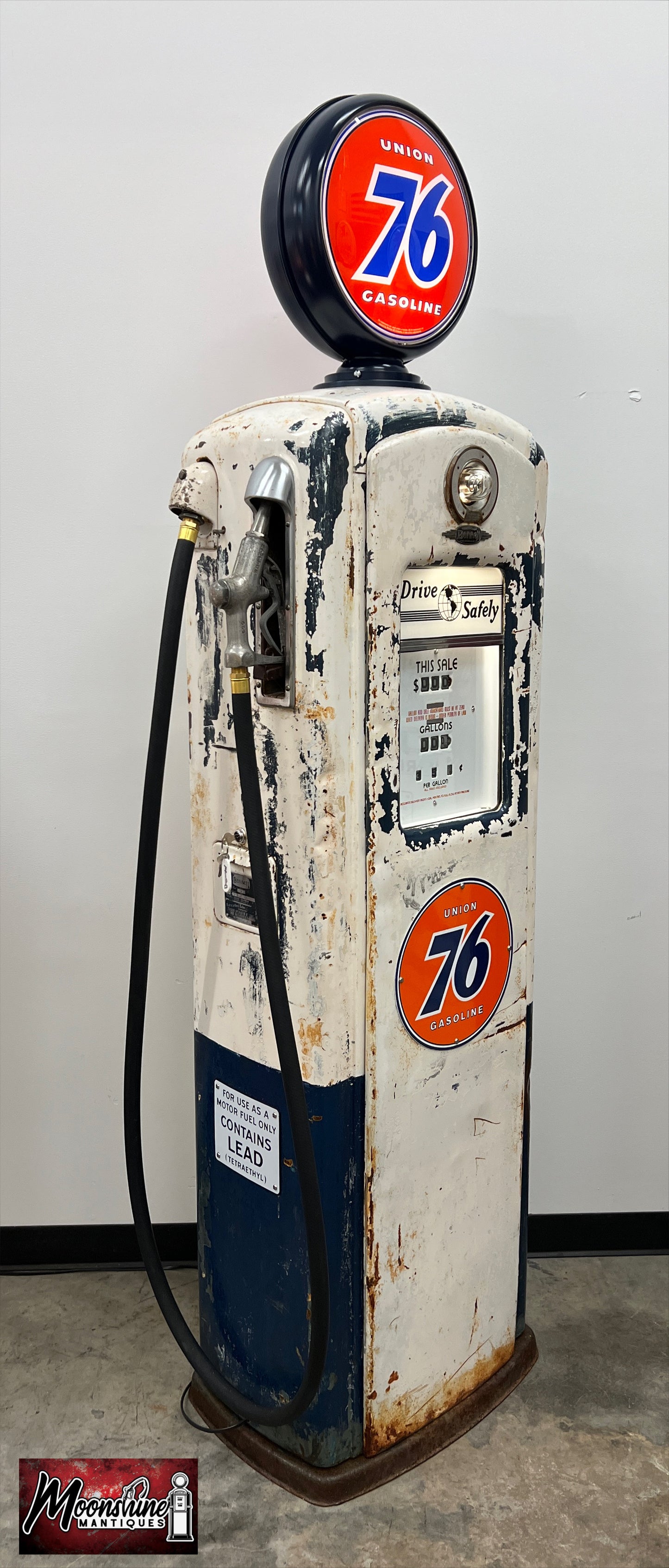 1940’s UNION 76 Bennett 646 Gas Pump - Rustoration - Shipping Available!