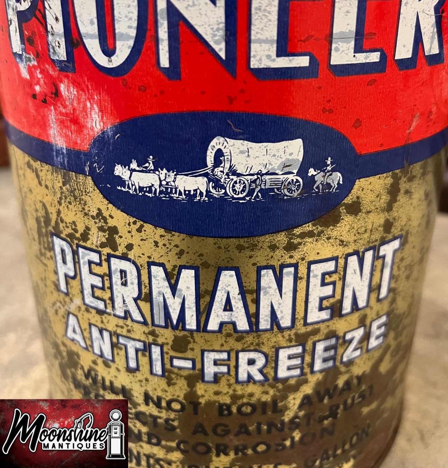 Rare 1950’s PIONEER Anti-Freeze Can - Free Shipping!