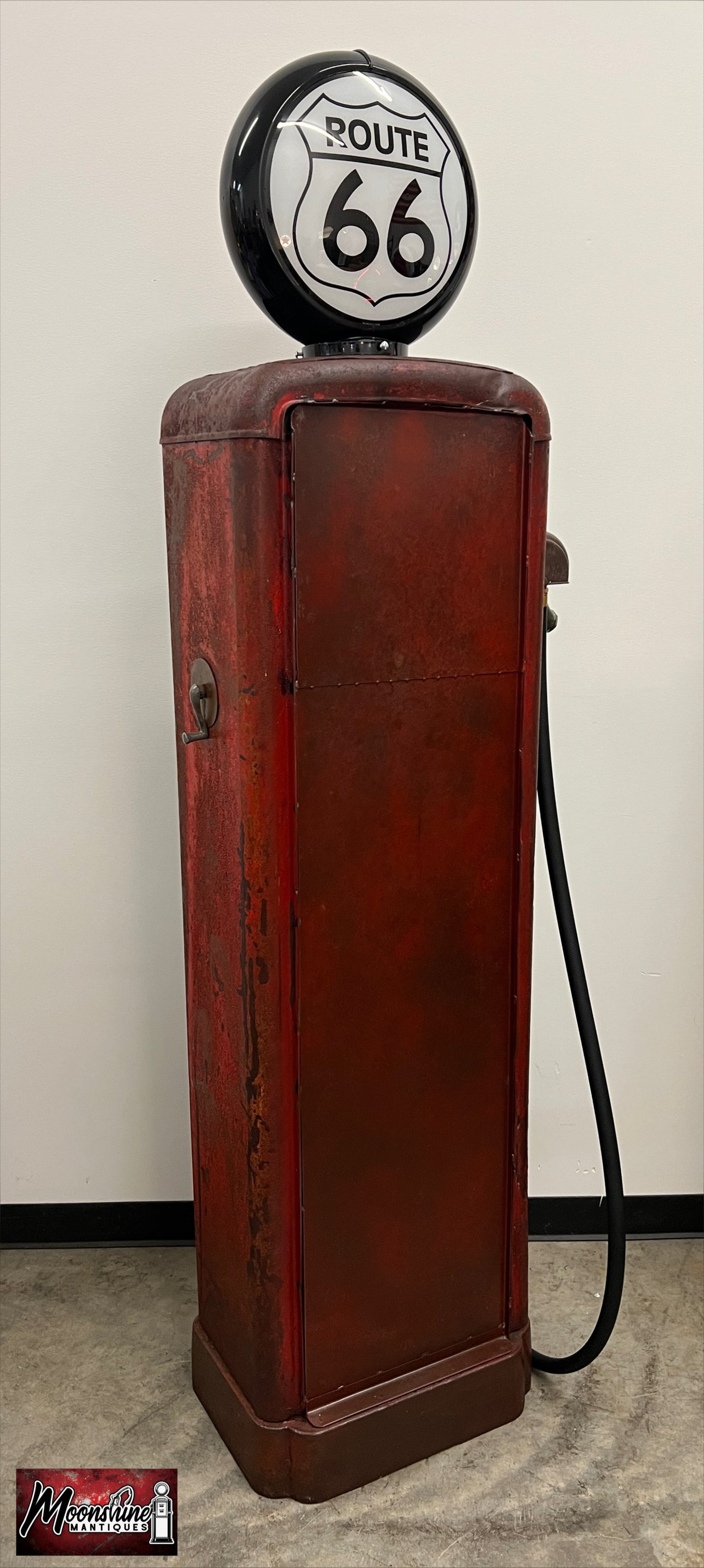1930’s ROUTE 66 Gilbarco Gas Pump Wine Cabinet - Home / Bar Decor - Free Shipping!