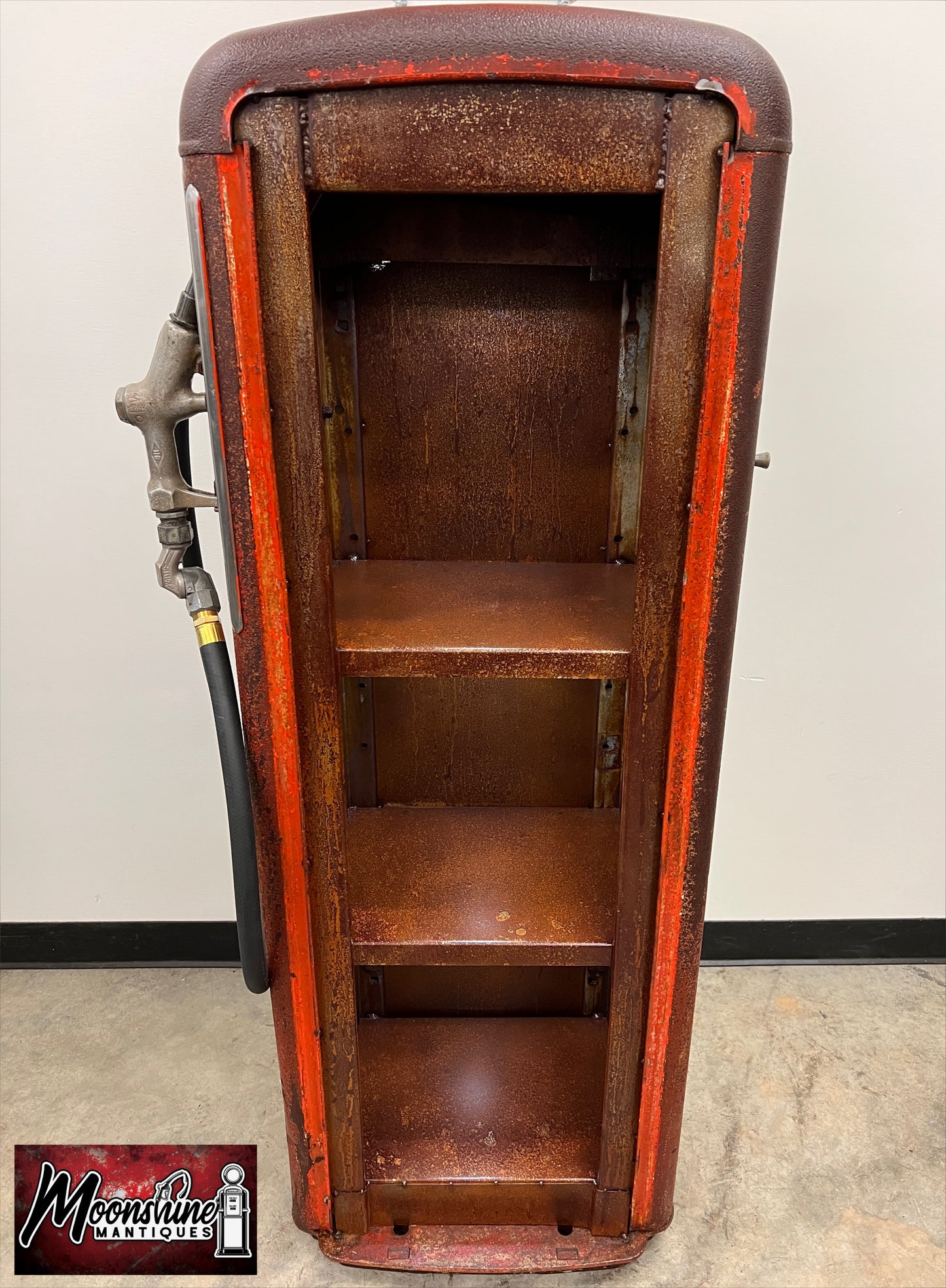 Rustoration 1950’s GULF GASOLINE Gilbarco Gas Pump w/ Shelves - Free Shipping!