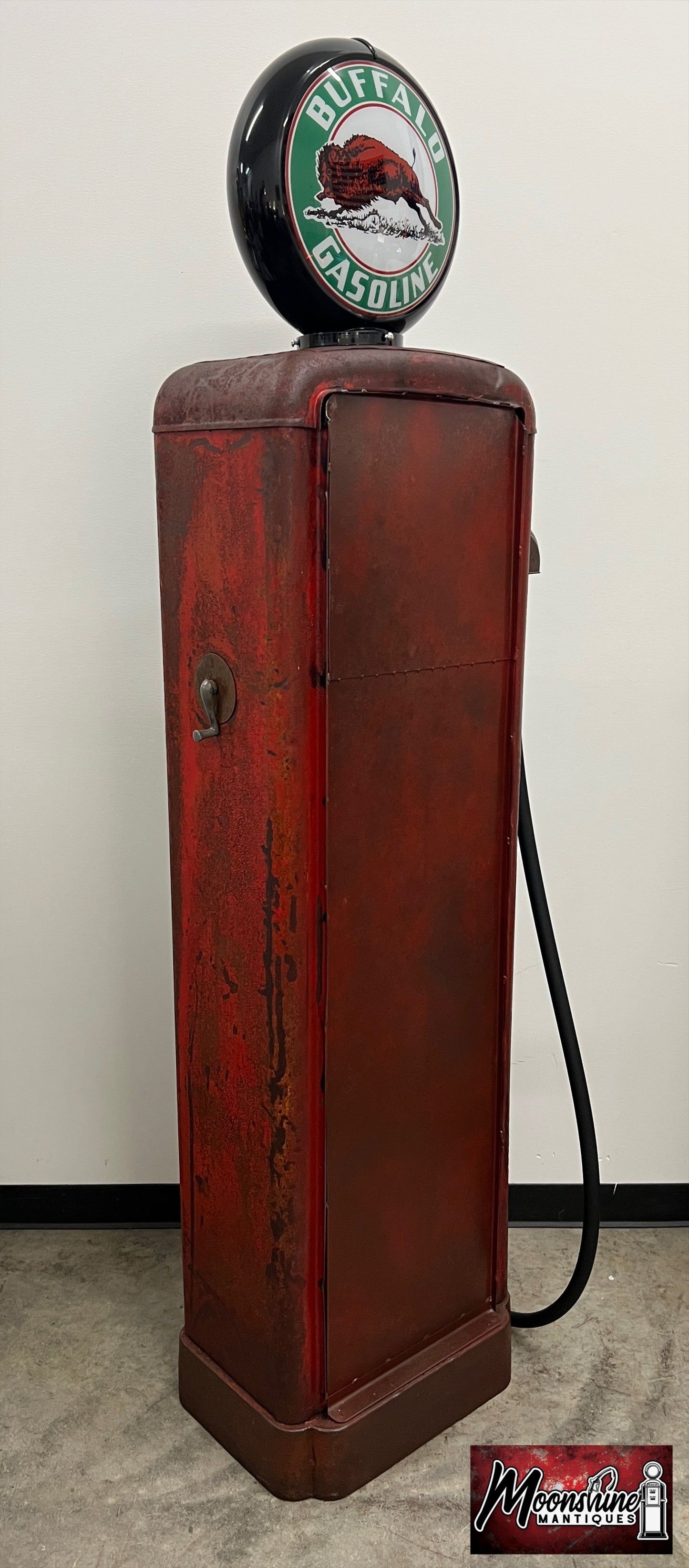 1930’s BUFFALO GASOLINE Gilbarco Gas Pump Wine Cabinet - Home / Bar Decor - Free Shipping!