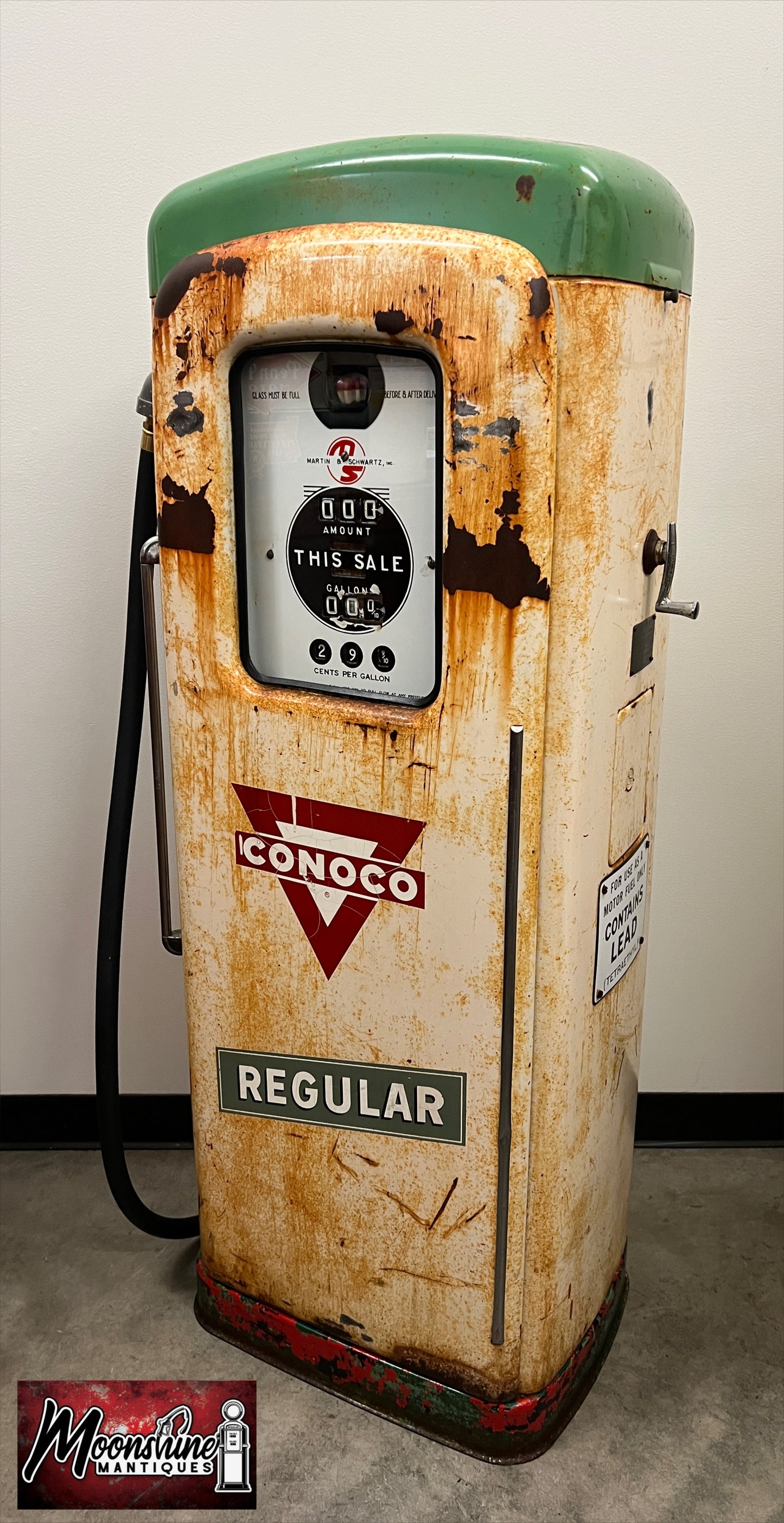 Rustoration 1950’s CONOCO Wayne 80 Gas Pump - Shipping Available!