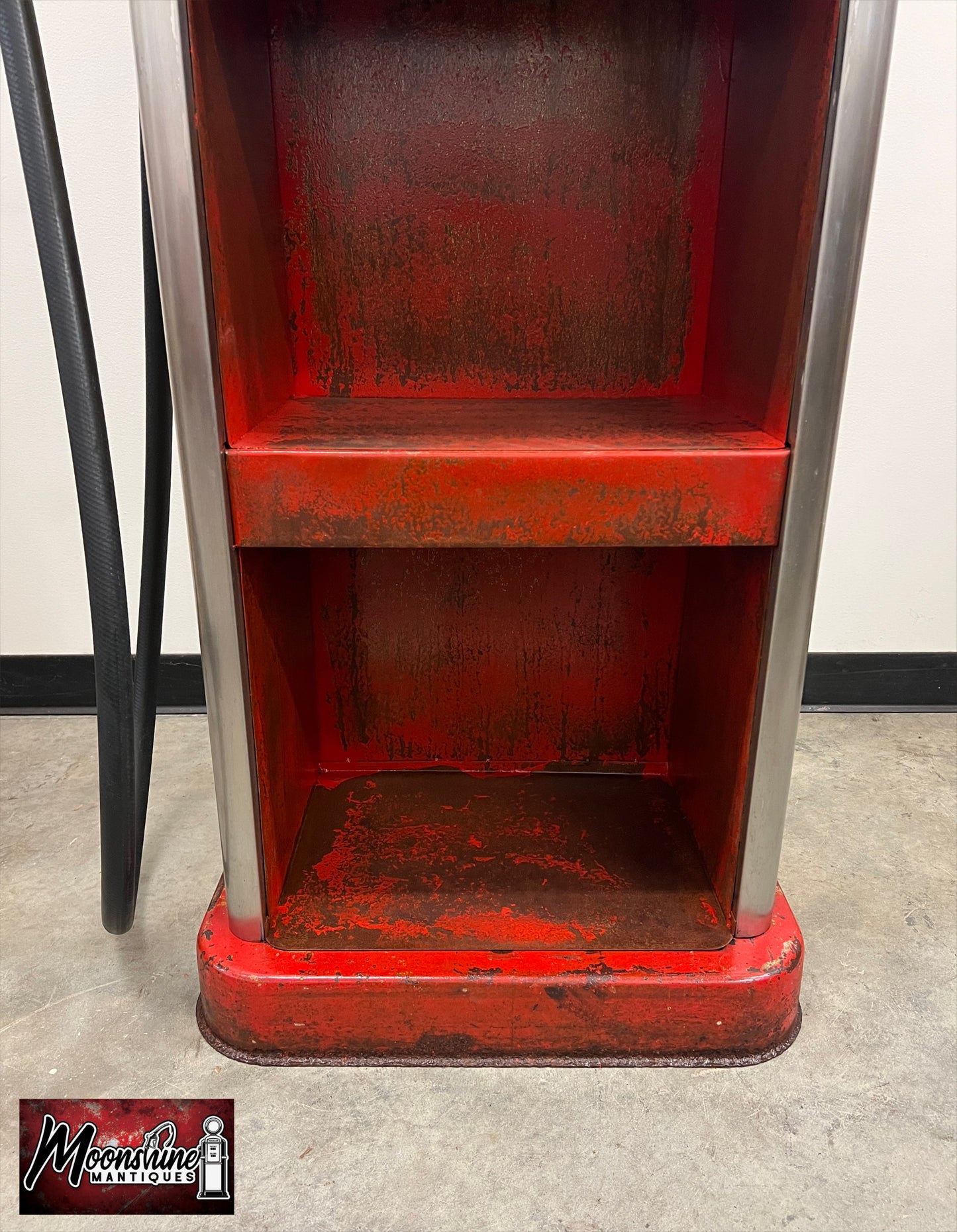 Rustoration 1940’s INDIAN MOTORCYCLES Bowser Gas Pump w/ Shelves - Free Shipping!