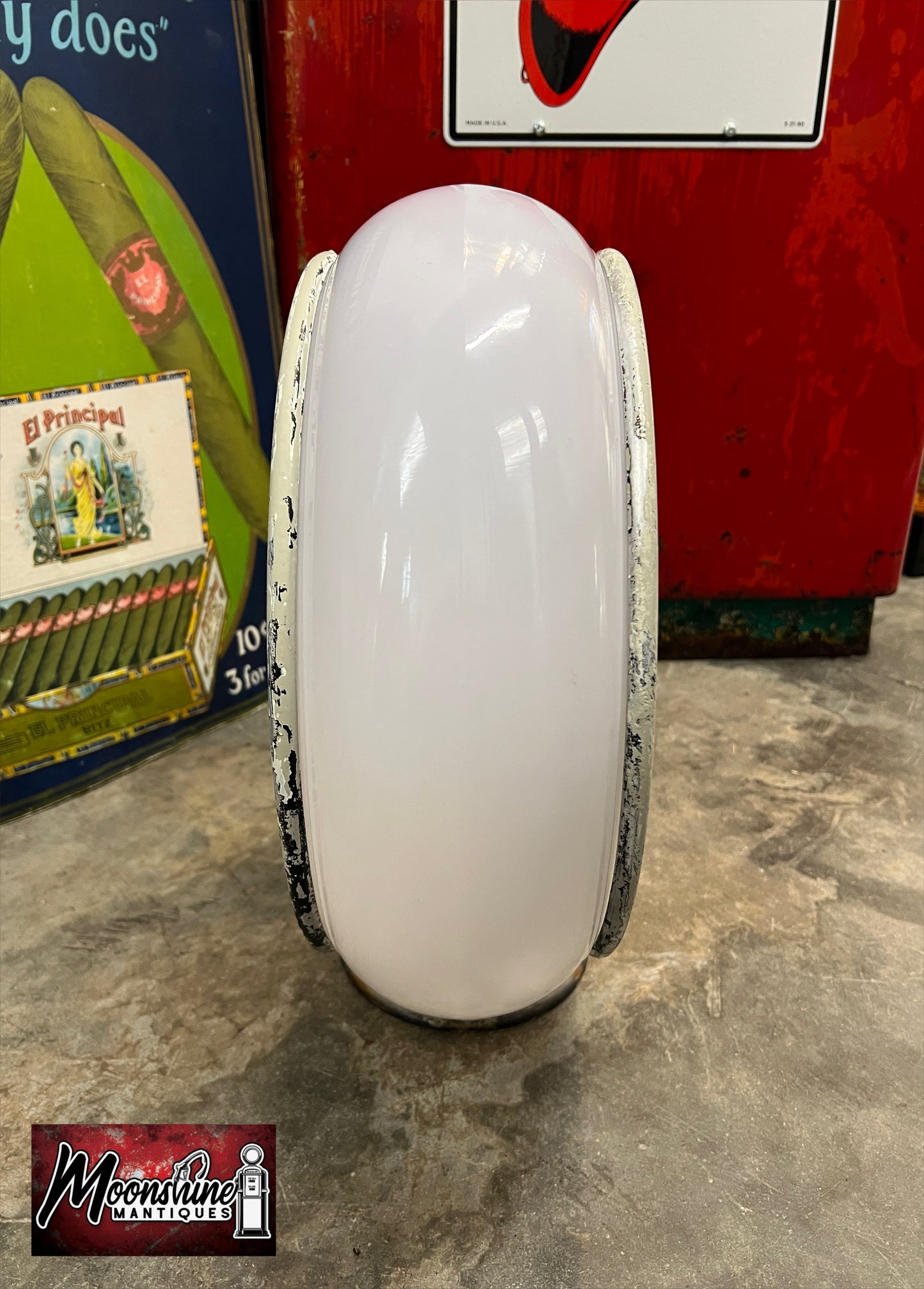 Vtg. Original GILL Gas Pump Globe Body - Free Shipping!
