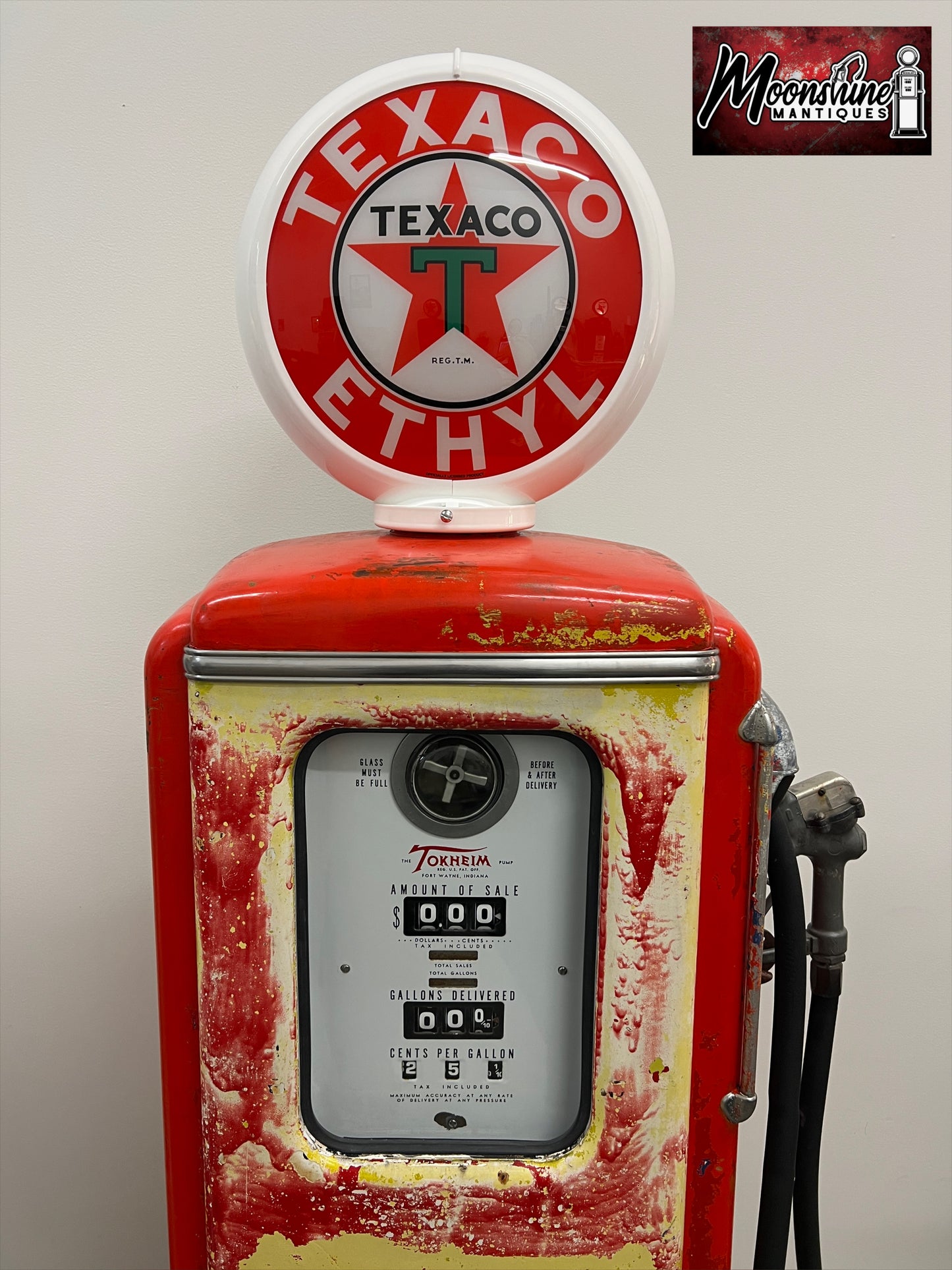 Rustoration 1940’s TEXACO ETHYL Tokheim 39 Gas Pump - Shipping Available!