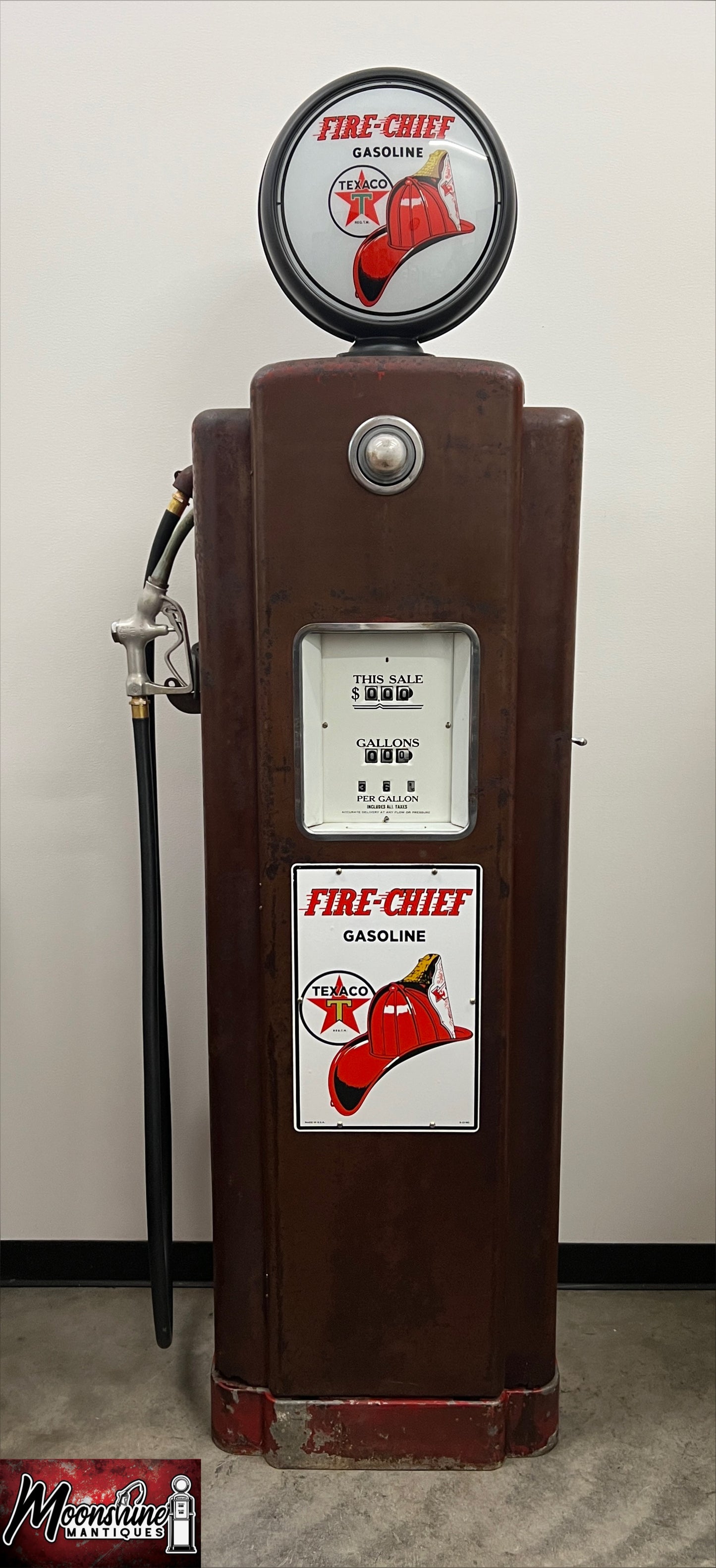 1940’s TEXACO FIRE CHIEF Wayne 70 Gas Pump - Rustoration - Shipping Available!