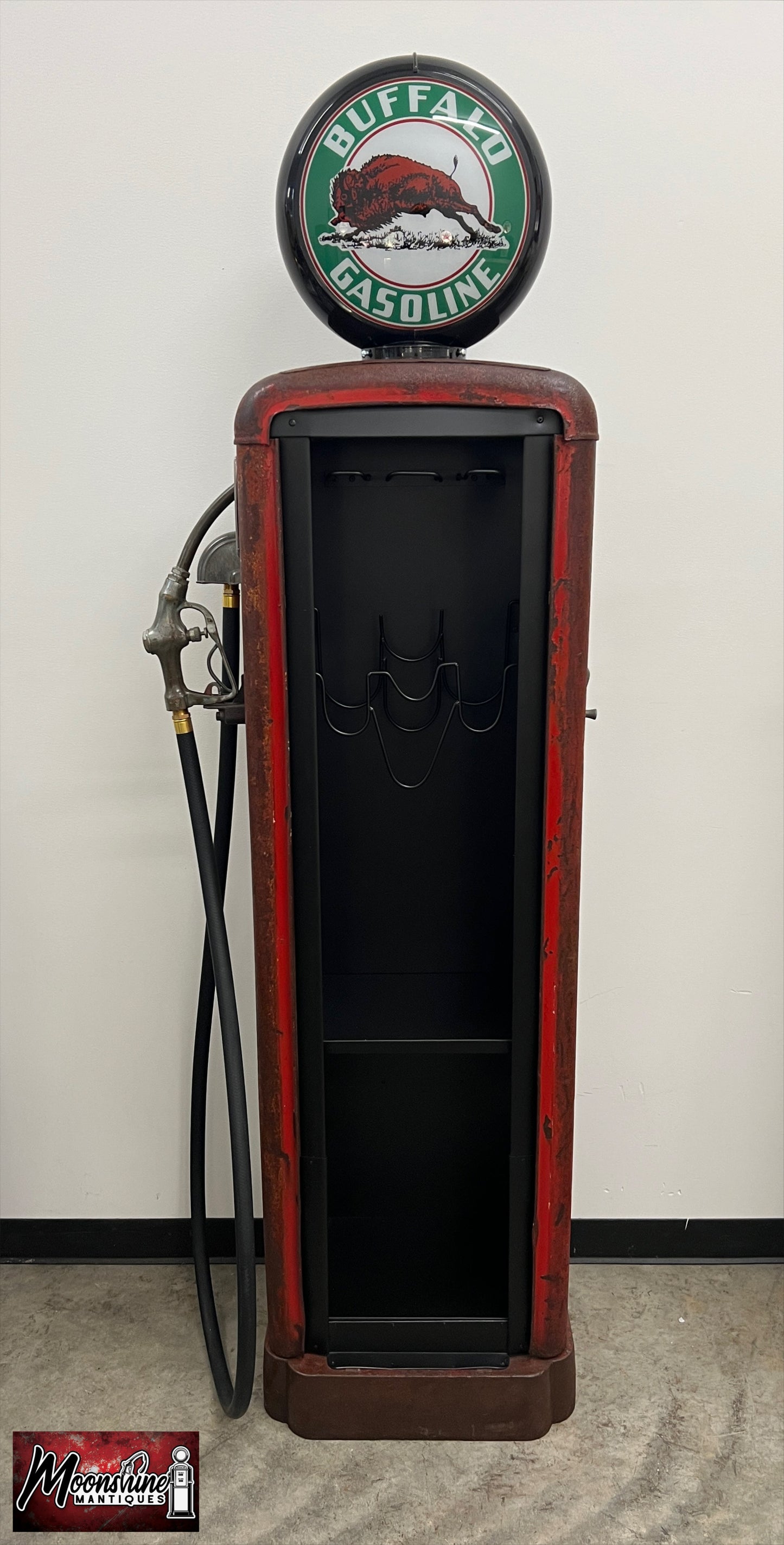 1930’s BUFFALO GASOLINE Gilbarco Gas Pump Wine Cabinet - Home / Bar Decor - Free Shipping!