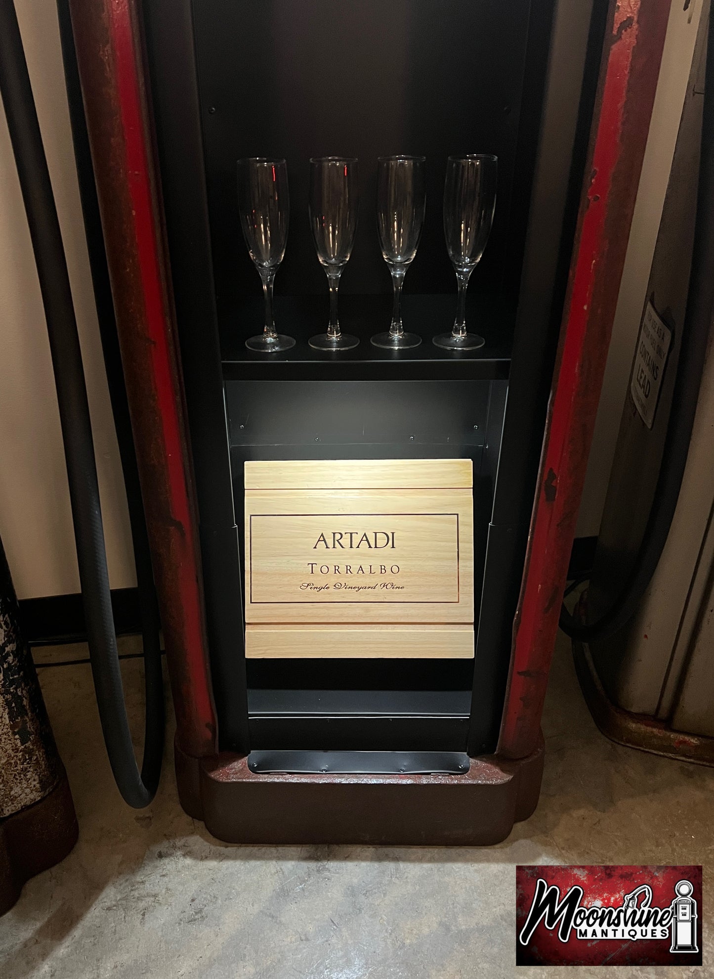 1930’s CADILLAC Gilbarco Gas Pump Wine Cabinet - Home / Bar Decor - Free Shipping!