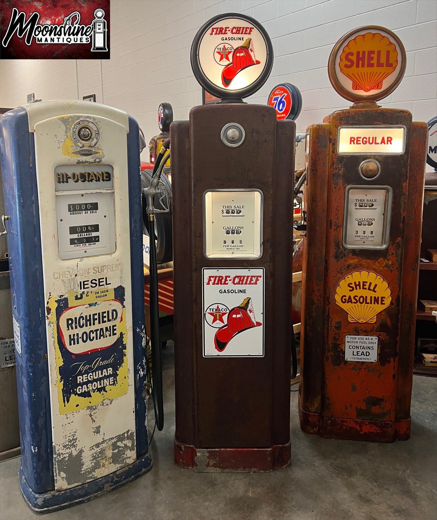 1940’s TEXACO FIRE CHIEF Wayne 70 Gas Pump - Rustoration - Shipping Available!