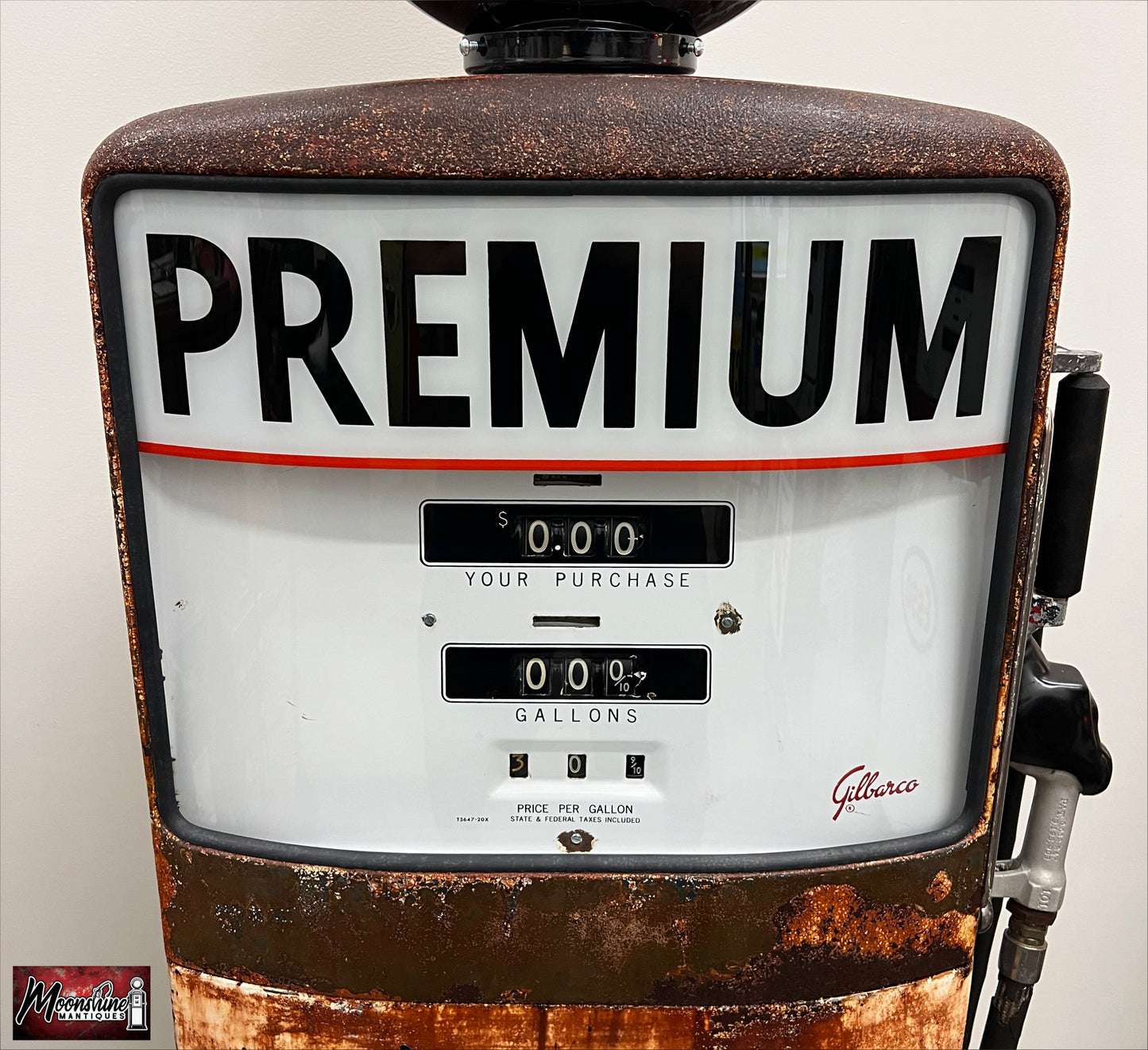 1950’s AMERICAN GASOLINE Rat Rod Garage Gilbarco Gas Pump - Rustoration - Shipping Available!