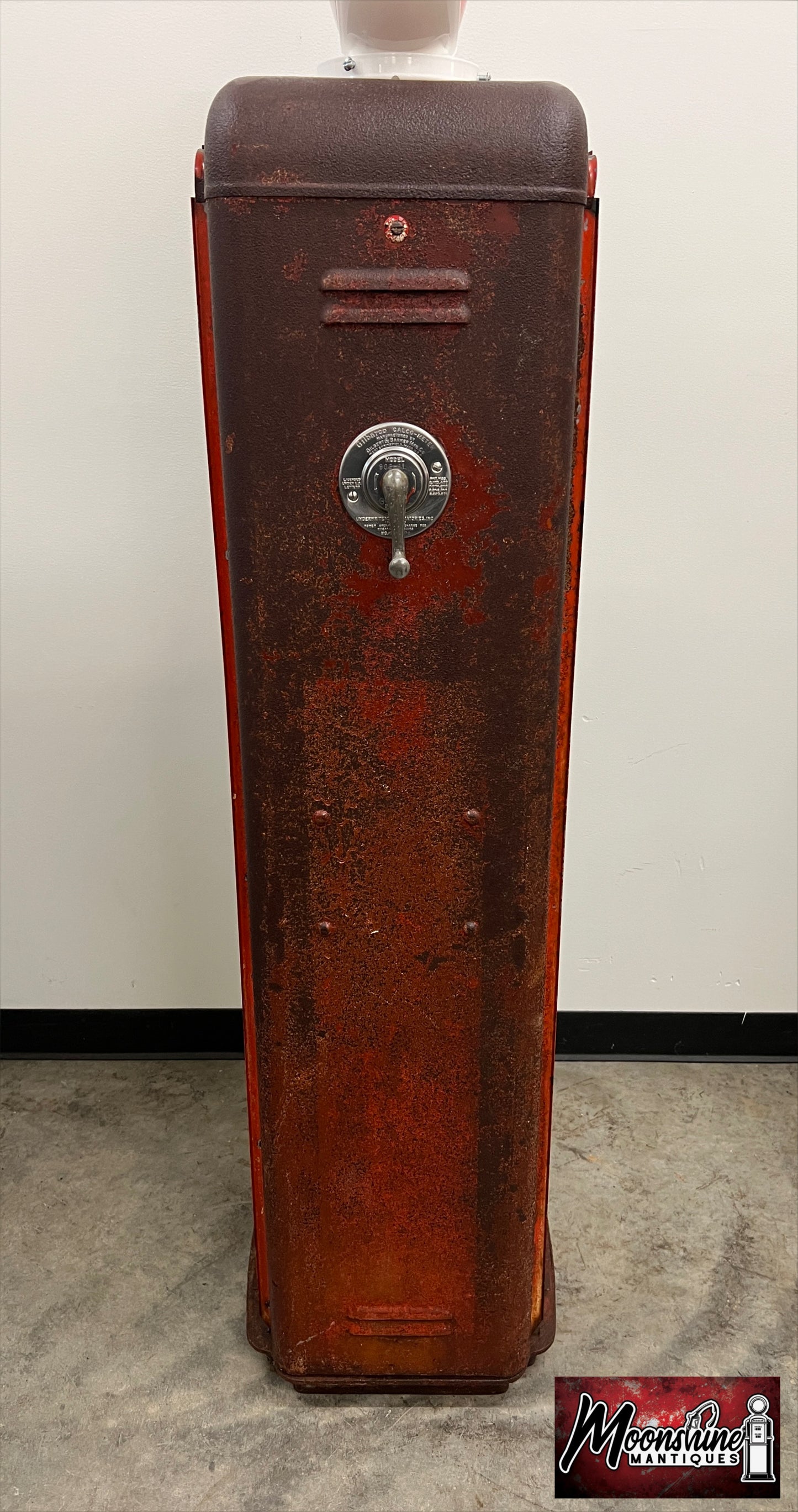 Rustoration 1950’s LION GASOLINE Gilbarco Gas Pump w/ Shelves - Free Shipping!