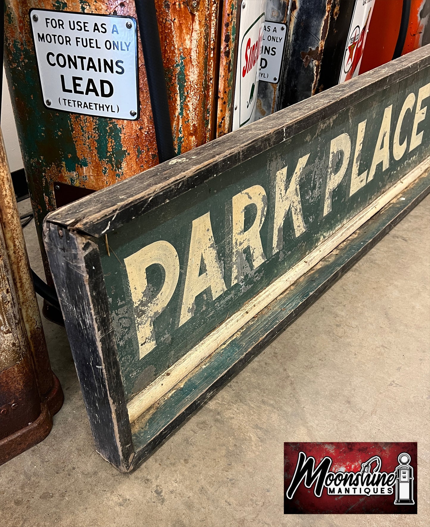 Early Vtg. PARK PLACE MERCANTILE Store Sign - Free Shipping!