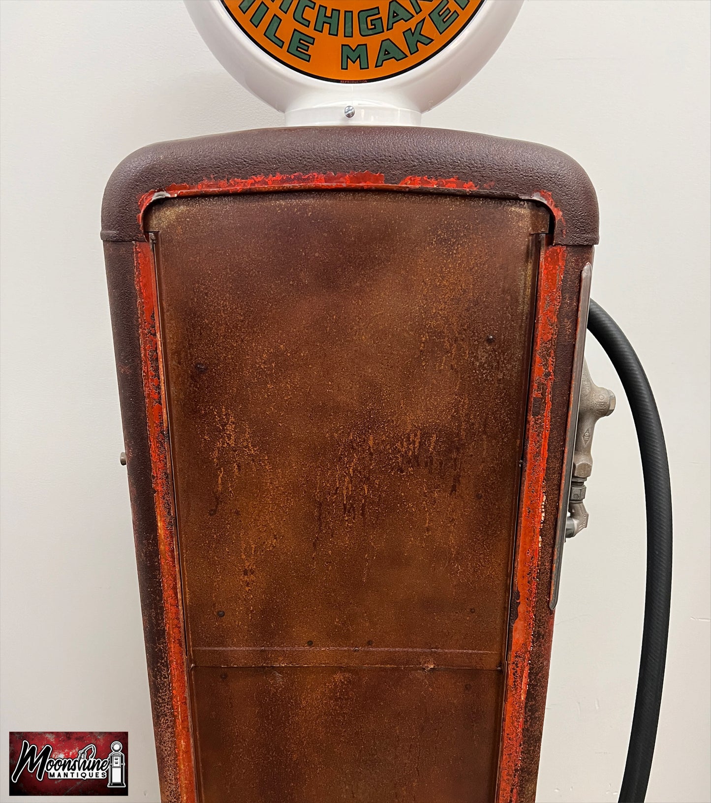 Rustoration 1950’s MUSGO GASOLINE Gilbarco Gas Pump w/ Shelves - Free Shipping!