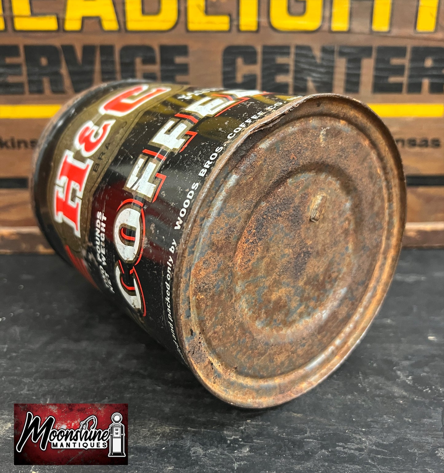 Vtg. H & C Coffee Tin Can - Free Shipping!