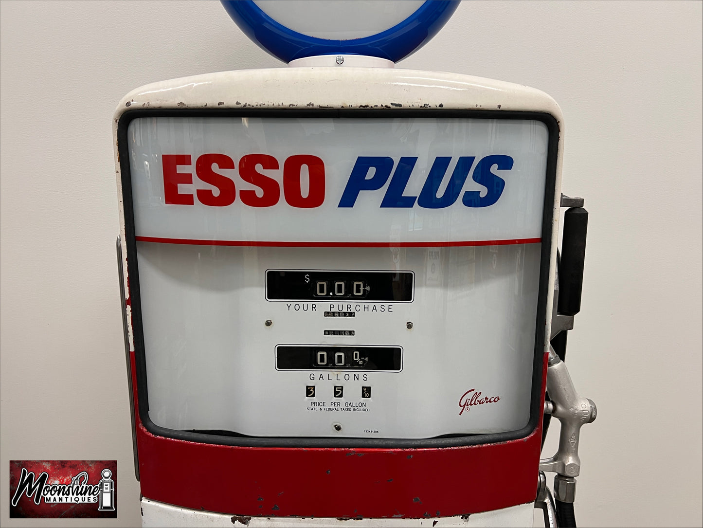 1950’s ESSO Gilbarco Gas Pump - Rustoration - Shipping Available!