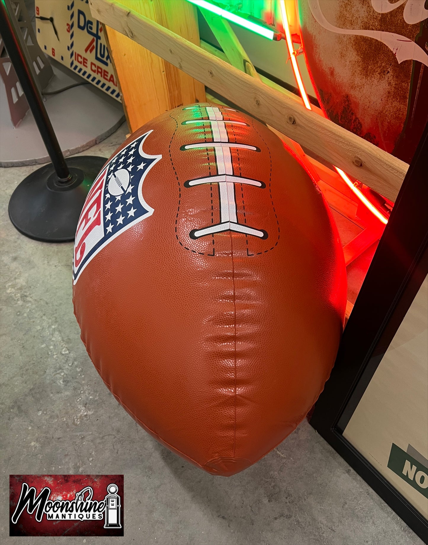 Vtg. MILLER LITE Beer 24" Inflatable NFL Football - Free Shipping!