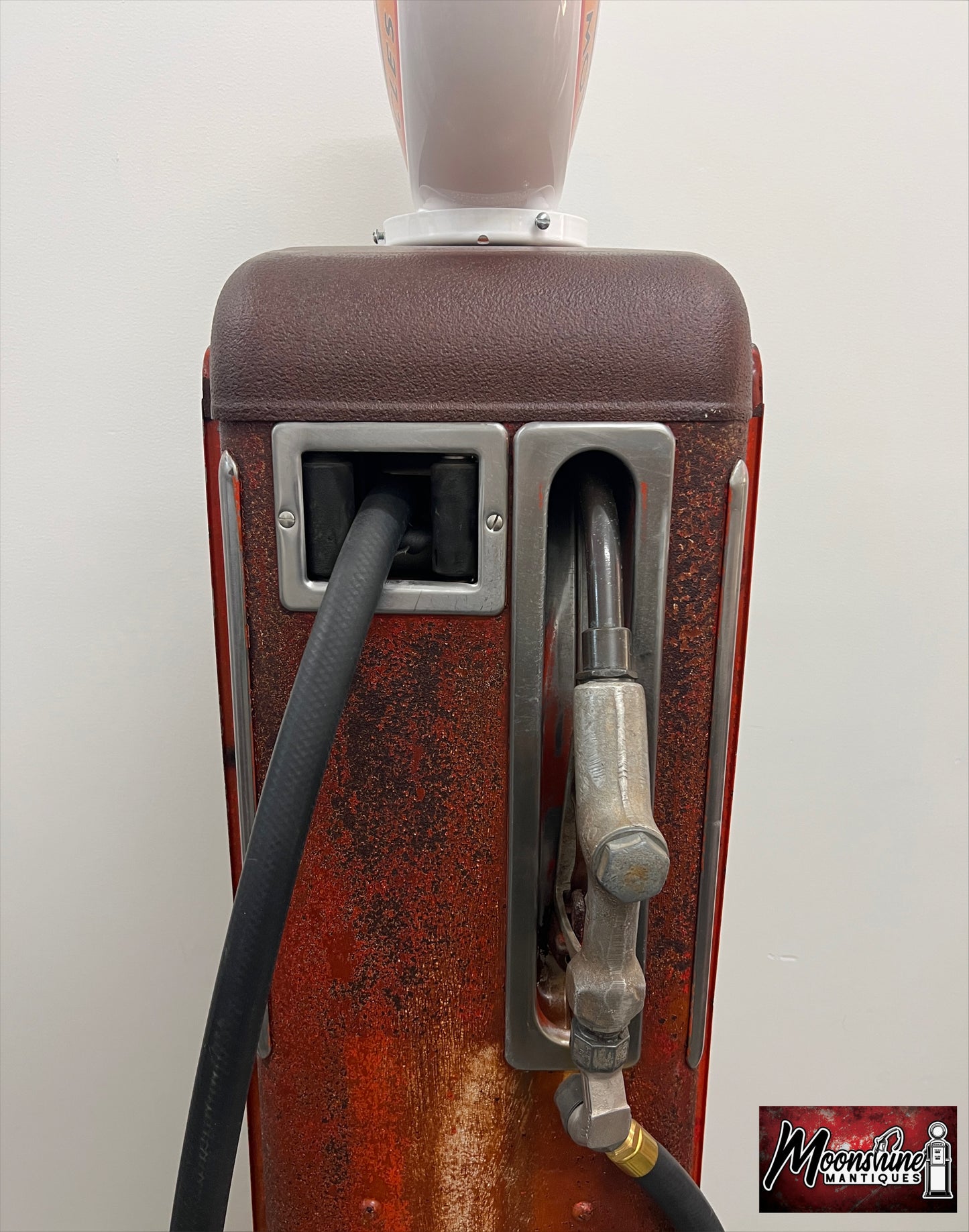 1950’s INDIAN MOTORCYCLES Gilbarco Gas Pump w/ Custom Shelves - Rustoration - Free Shipping!
