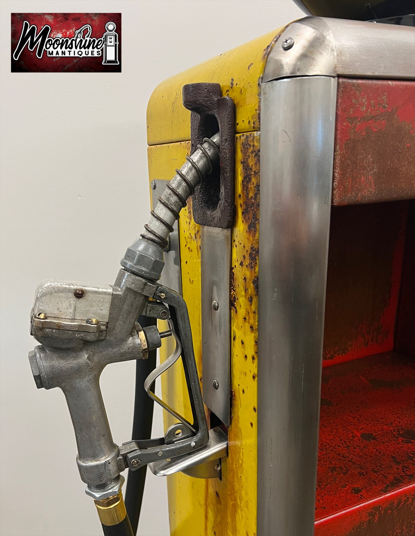Rustoration 1940’s SUPER SHELL Bowser Gas Pump w/ Shelves - Mancave Decor - Free Shipping!