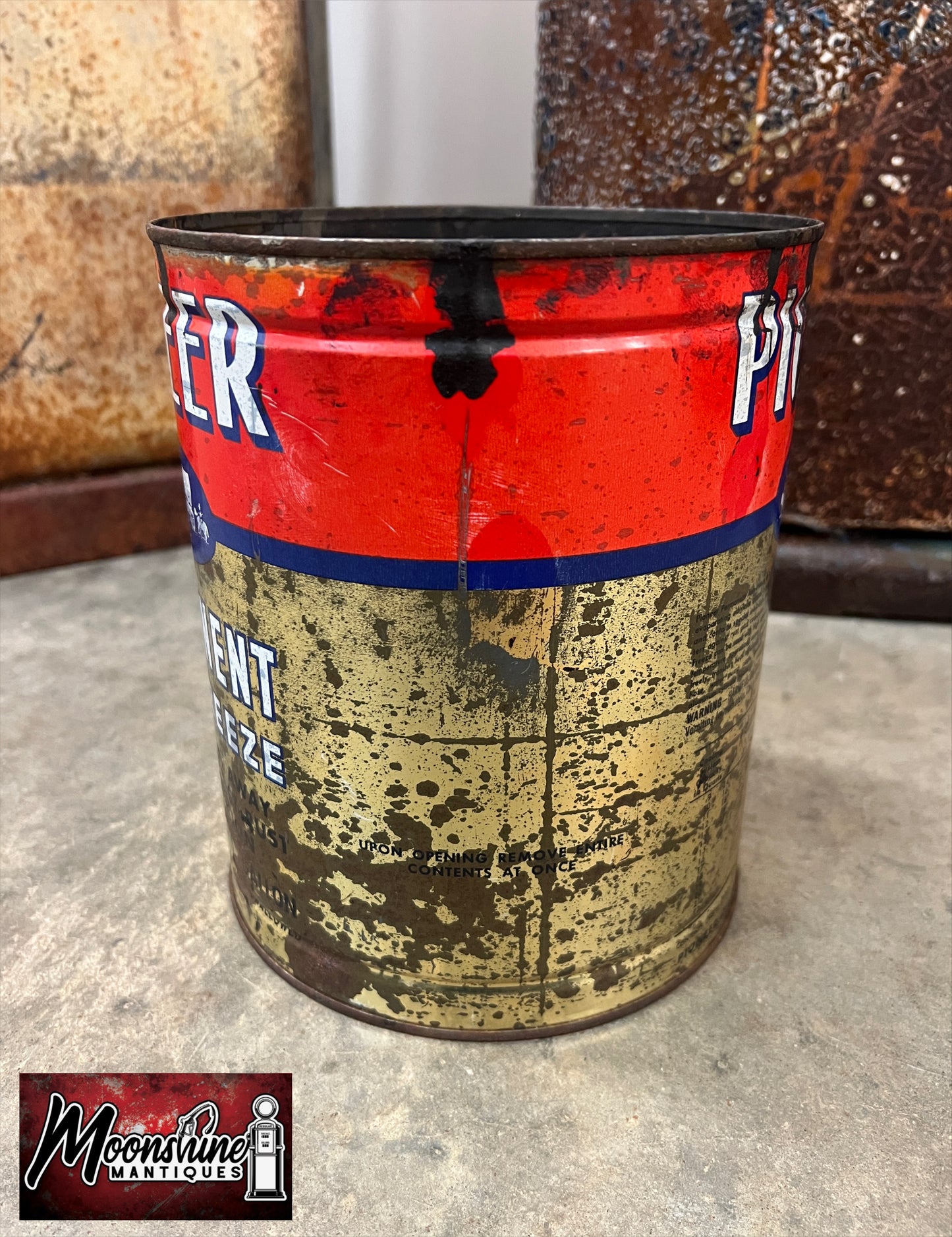 Rare 1950’s PIONEER Anti-Freeze Can - Free Shipping!