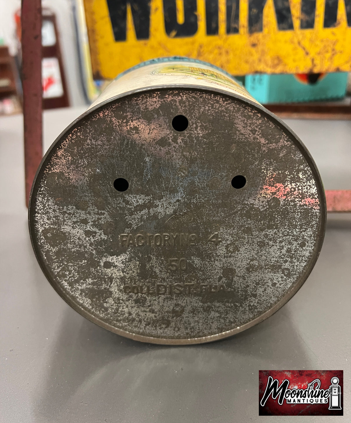 1920's OPTIMO Paper Label Cigar Tin - Free Shipping!