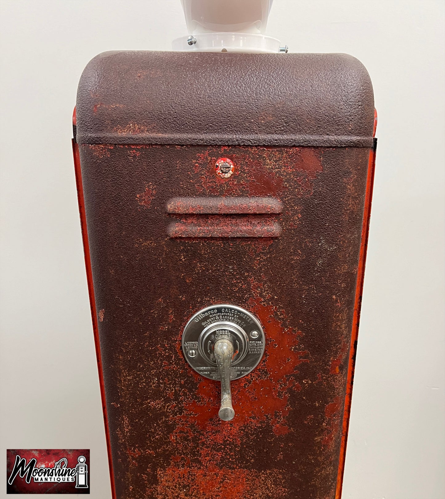 Rustoration 1950’s HUSKY GASOLINE Gilbarco Gas Pump w/ Shelves - Free Shipping!