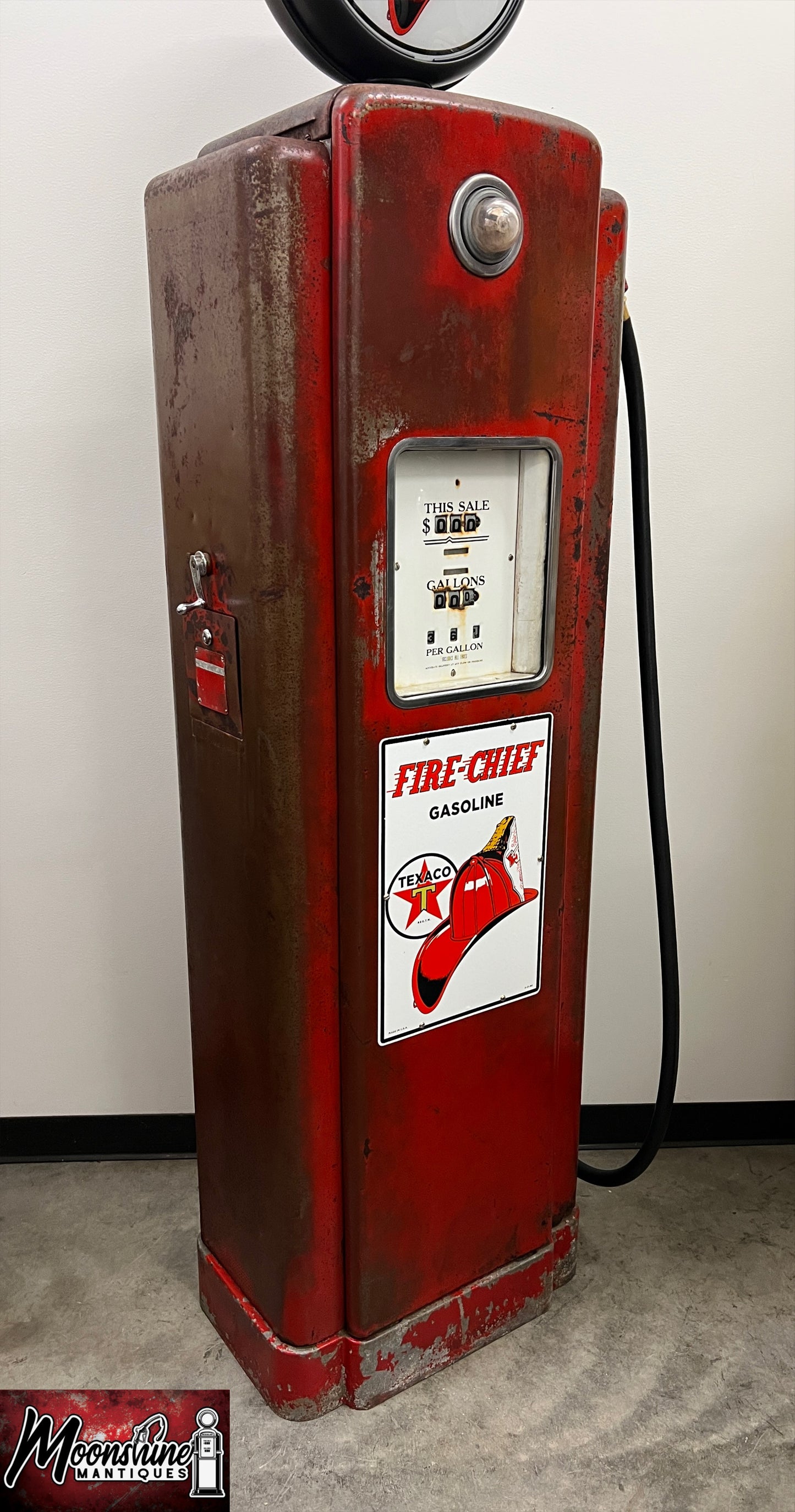 1940’s TEXACO FIRE CHIEF Wayne 70 Gas Pump - Rustoration - Shipping Available!
