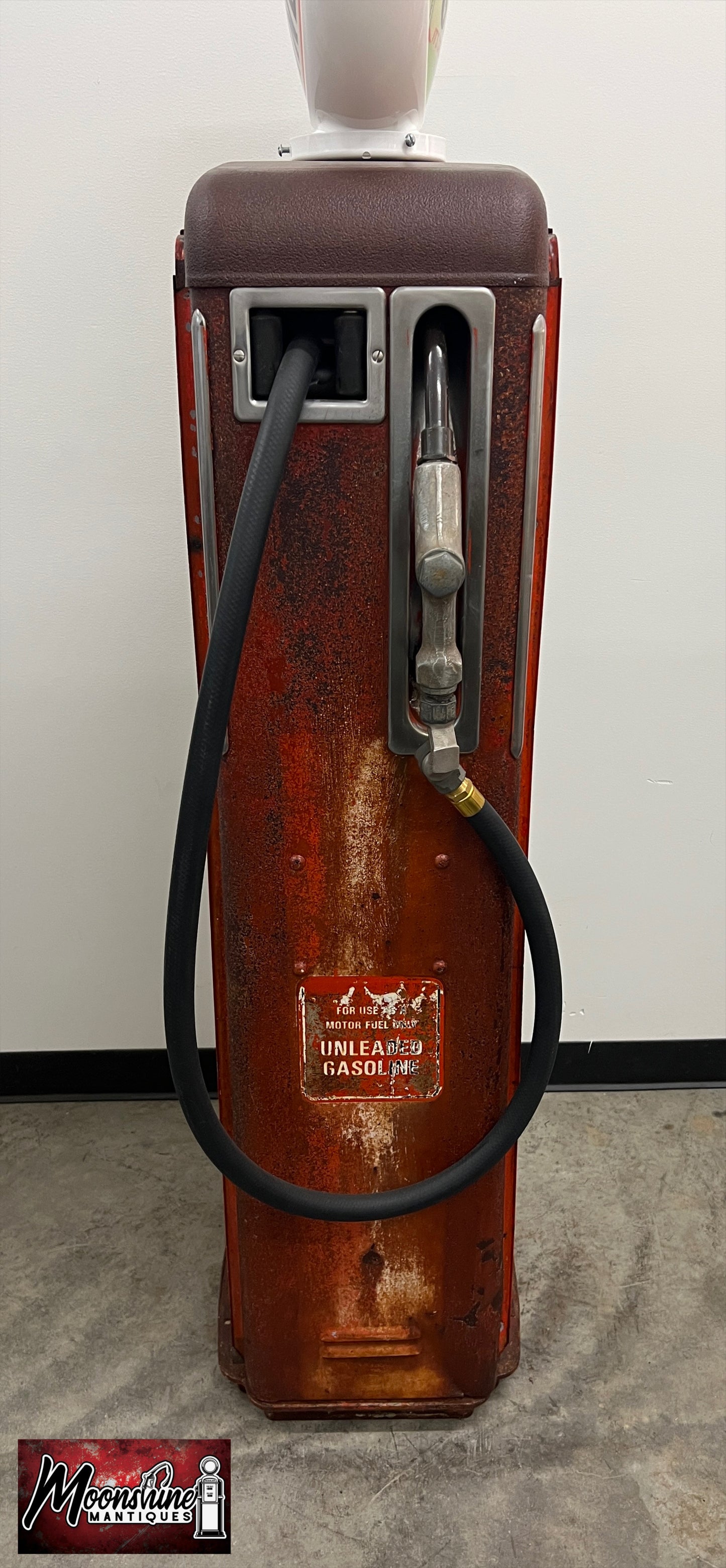 Rustoration 1950's TROPICAL GASOLINE Gilbarco Gas Pump w/ Shelves - Mancave Decor - Free Shipping!