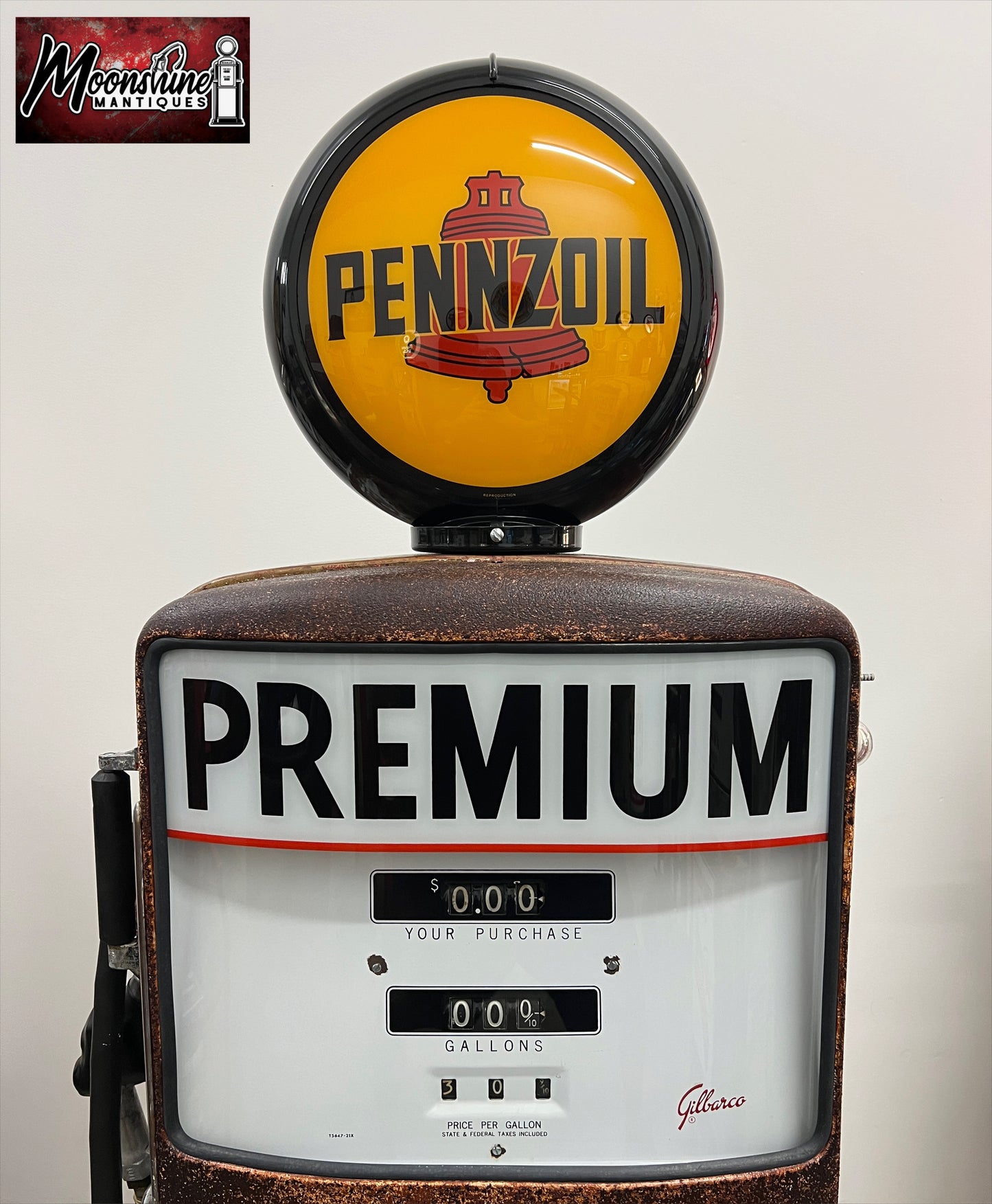 1950’s PENNZOIL Rat Rod Garage Gilbarco Gas Pump - Rustoration - Shipping Available!