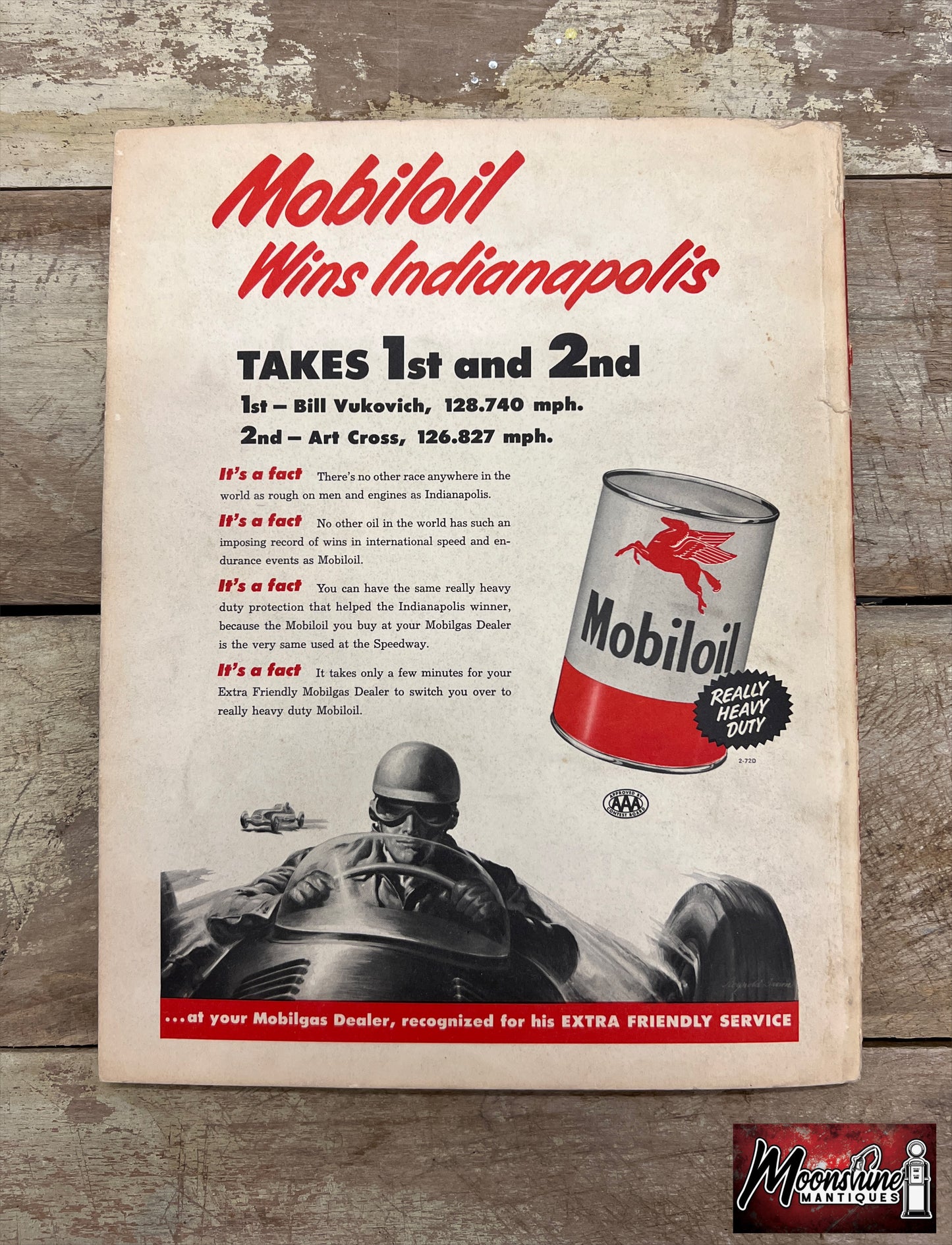 Floyd Clymer's 1953 Indianapolis 500 Race Yearbook - Free Shipping!