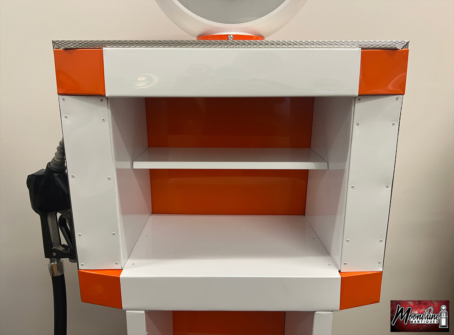 Custom 1960’s HARLEY DAVIDSON MOTORCYCLES Tokheim Gas Pump w/ Display Shelves - Free Shipping!
