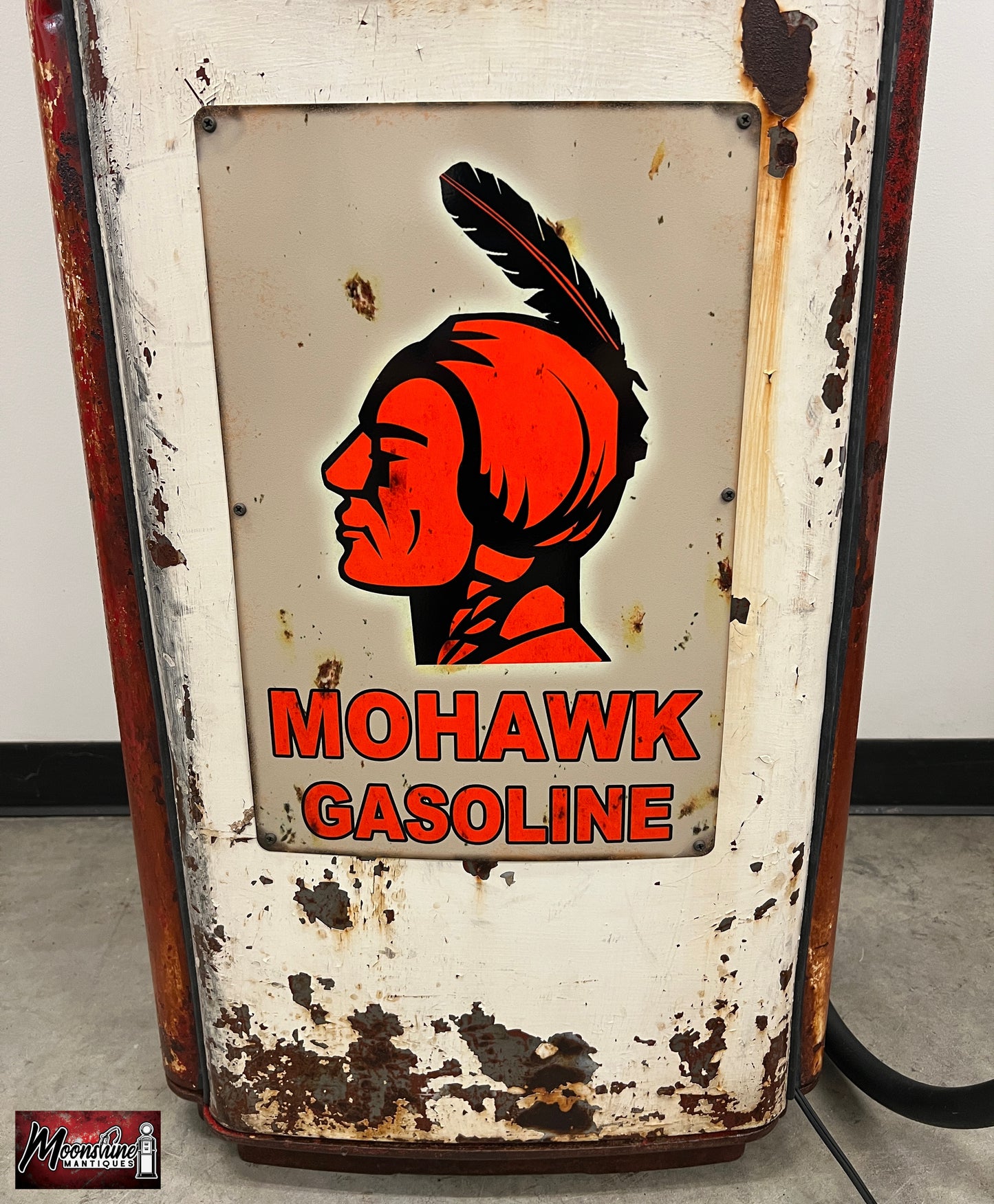 1950’s MOHAWK GASOLINE Gilbarco Gas Pump - Rustoration - Shipping Available!